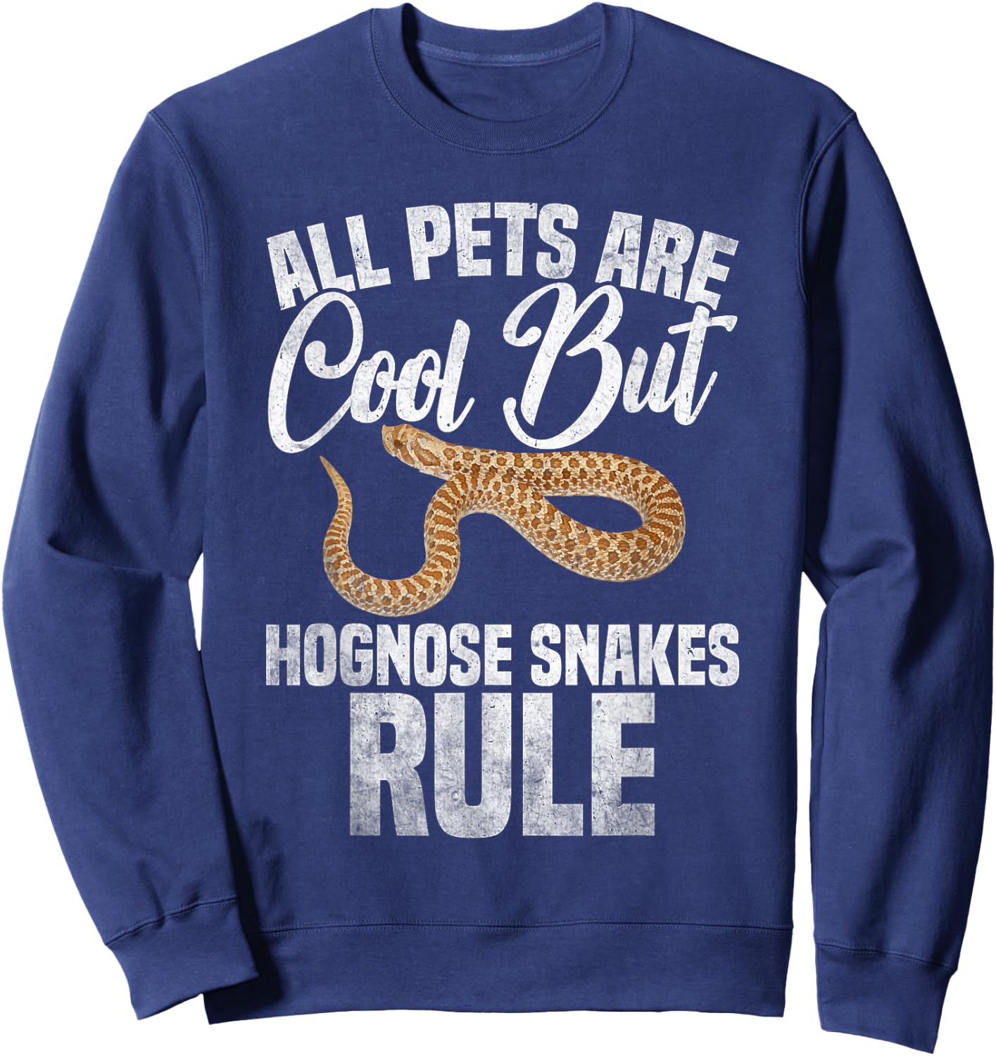Hognose Snake Ring Hognose Snake Hide Hognose Snake Sweatshirt - Sweatshirt | Navy