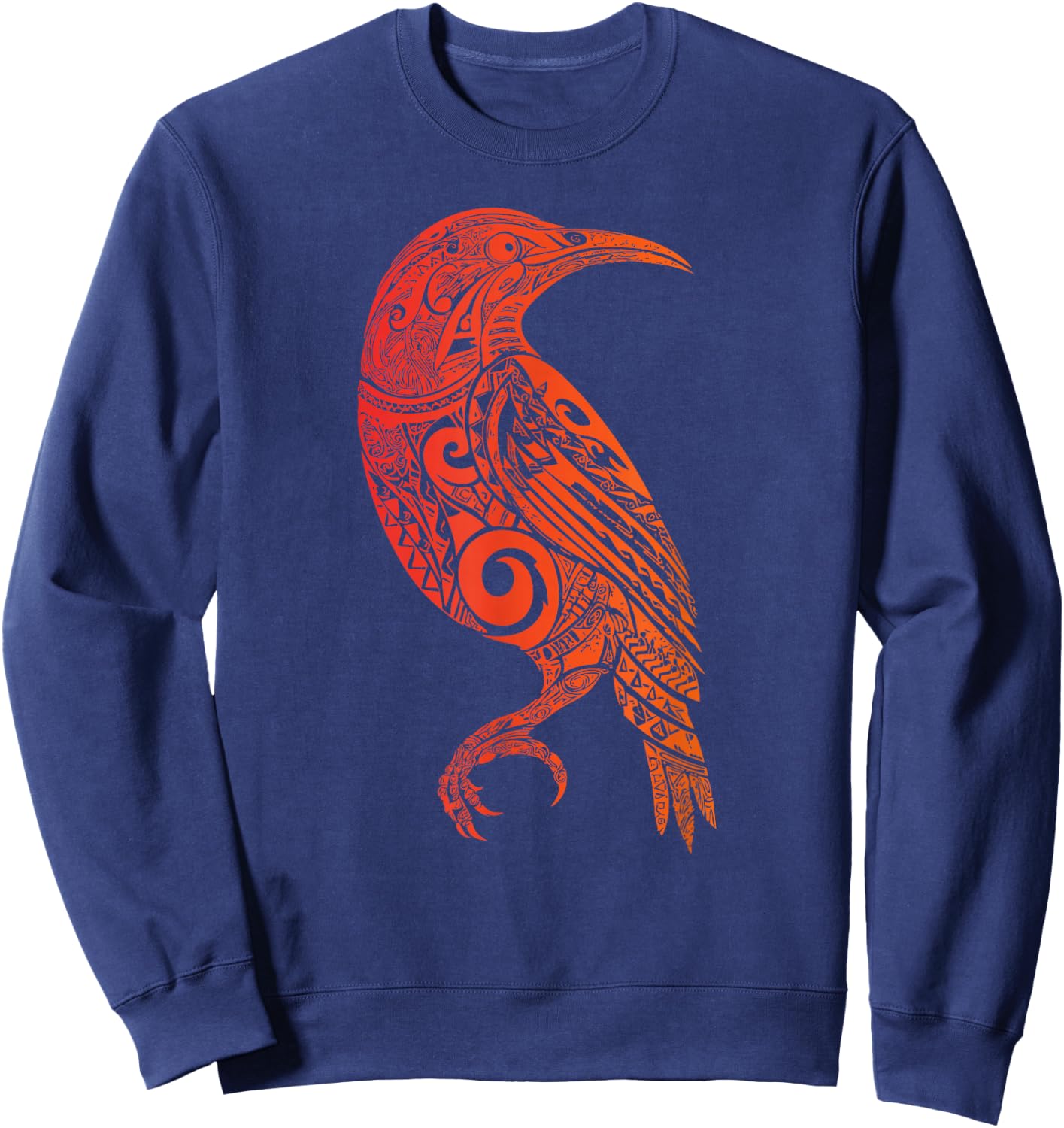 Tribal Honeycreeper Shirt - Tribal Polynesian Tribal Sweatshirt - Sweatshirt | Navy