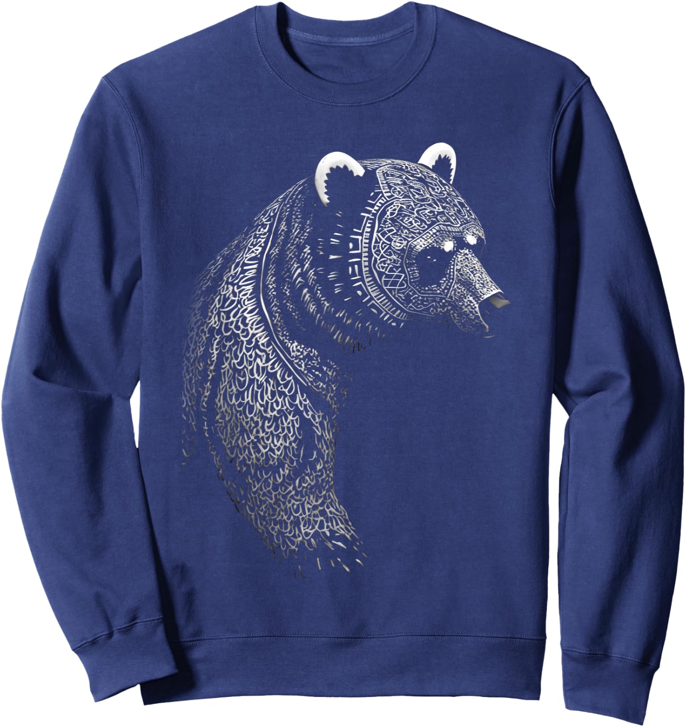 Berserker Bear Warrior Odin Norse Mythology Vikings Sweatshirt - Sweatshirt | Navy