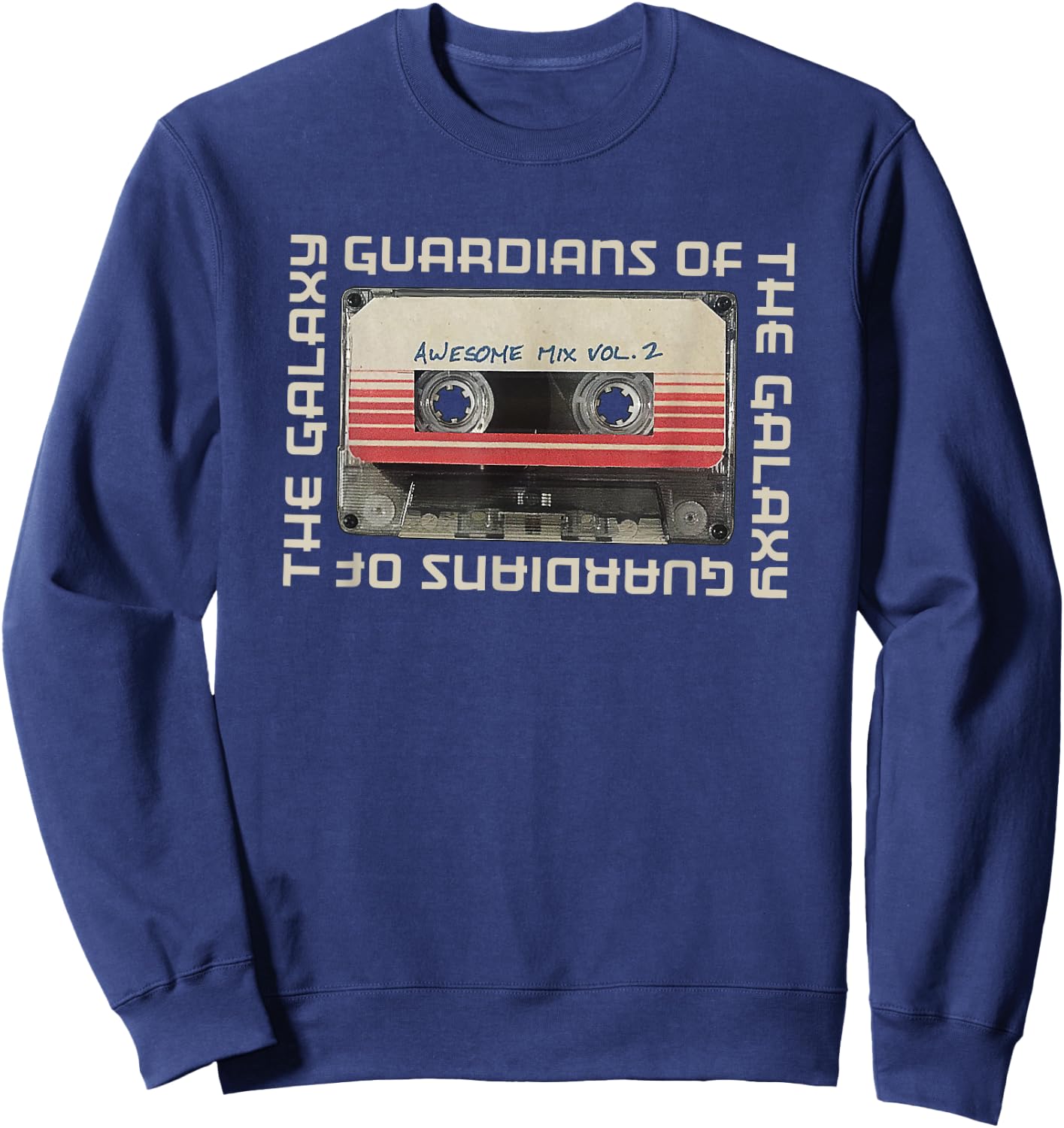 Guardians Of The Galaxy Vol.2 Cassette , black Sweatshirt - Sweatshirt | Navy