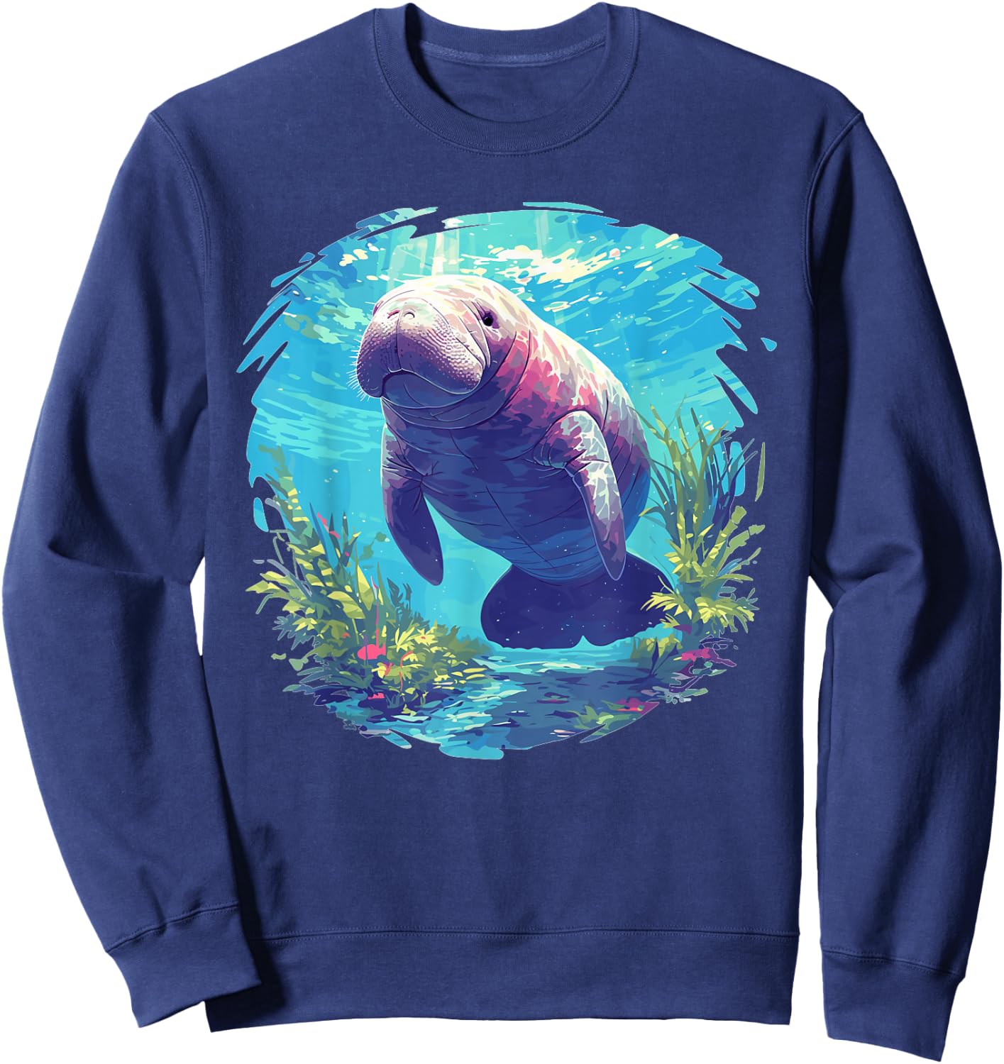Manatees Manatee Sweatshirt - Sweatshirt | Navy