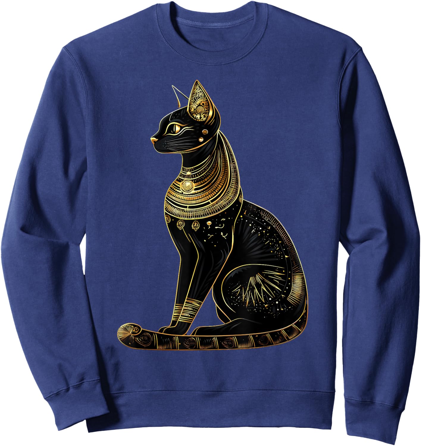 Égypte ancienne Bastet Cat Egypte Mythologie égyptologie égyptienne Sweatshirt - Sweatshirt | Navy