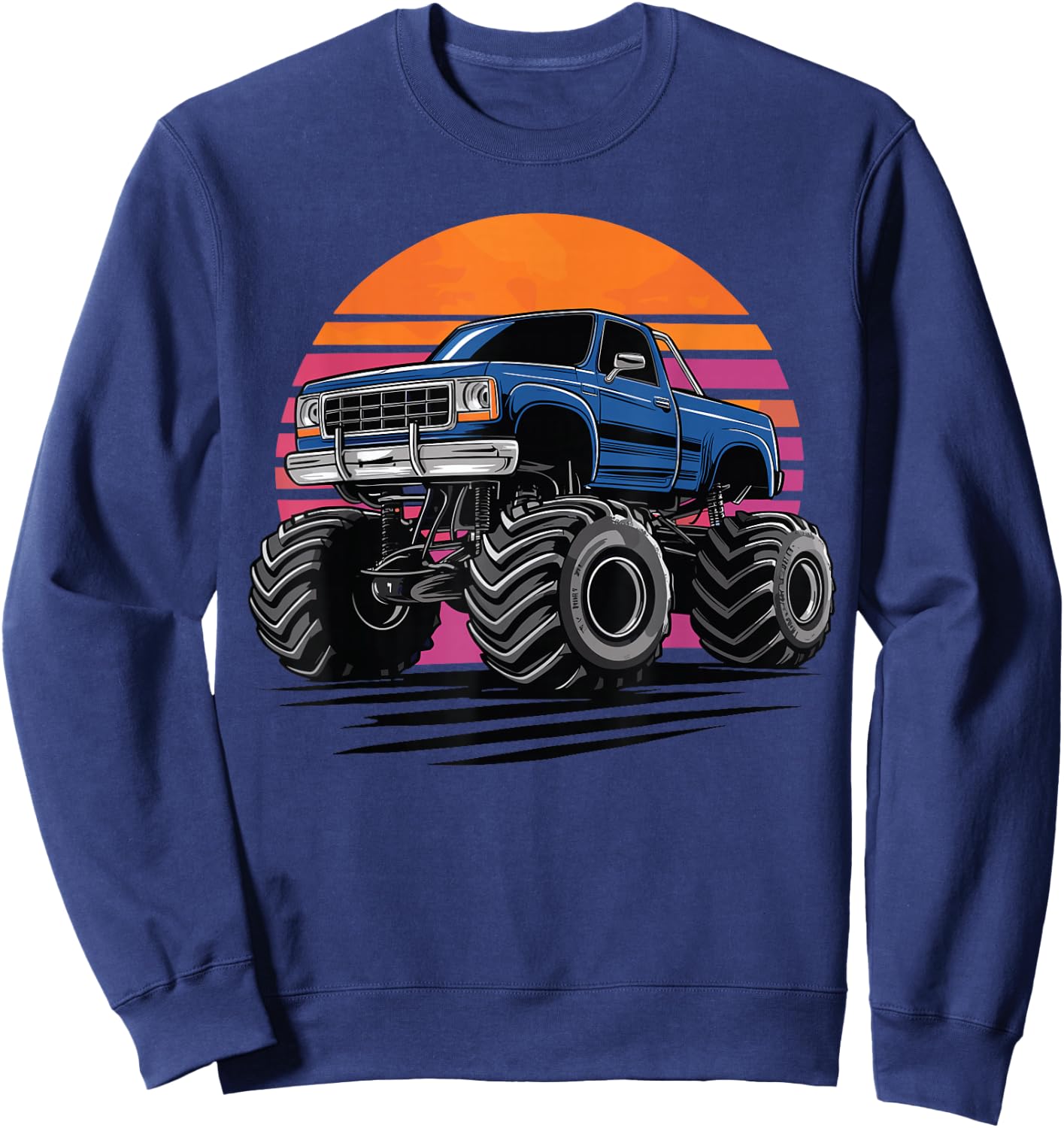 Monster Truck für Kleinkinder Jugend & Erwachsene Sweatshirt - Sweatshirt | Navy