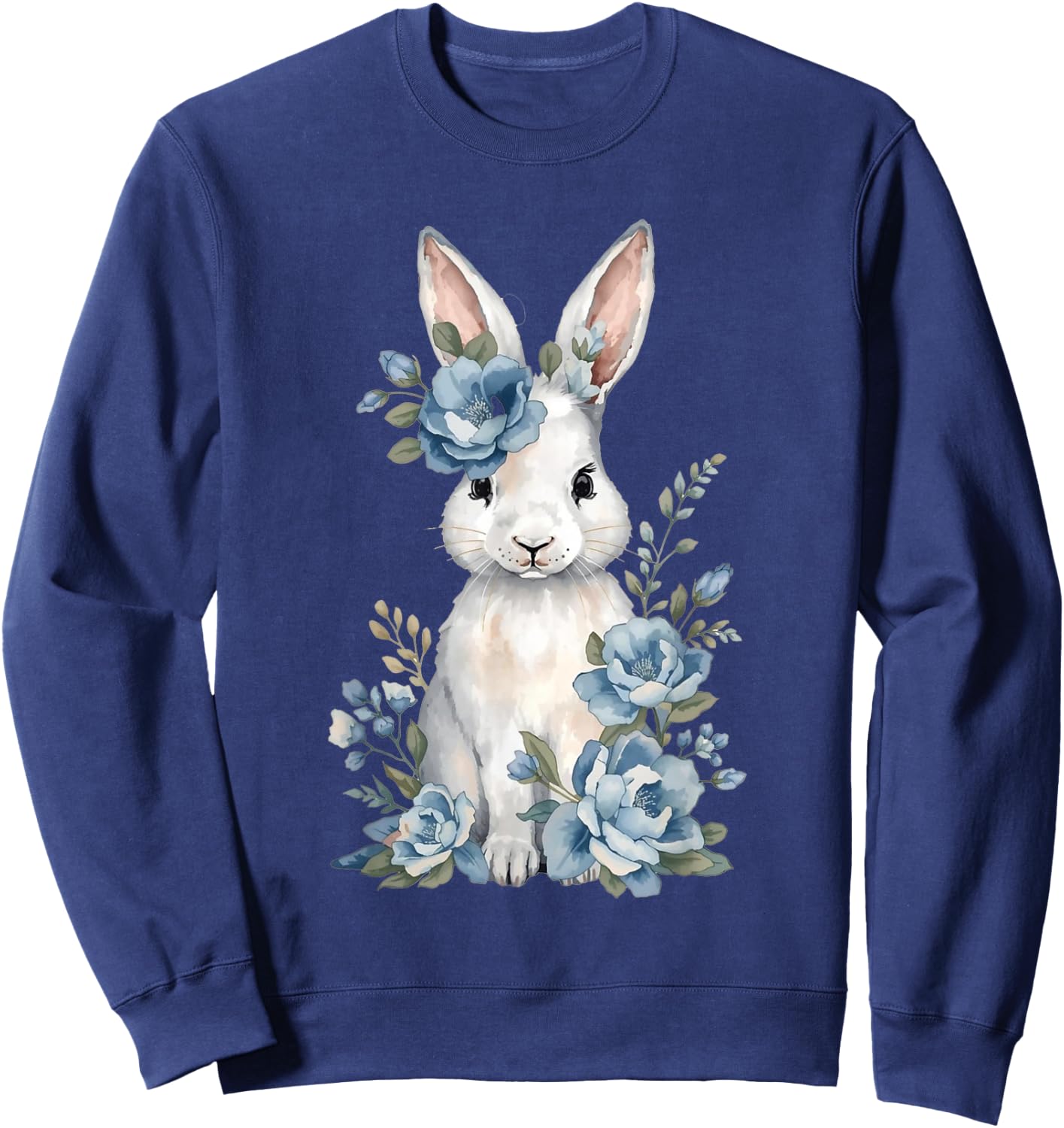 Kaninchen, Hasenohren, Osterhasen Kostüm, Osterdeko, Ostern Sweatshirt - Sweatshirt | Navy