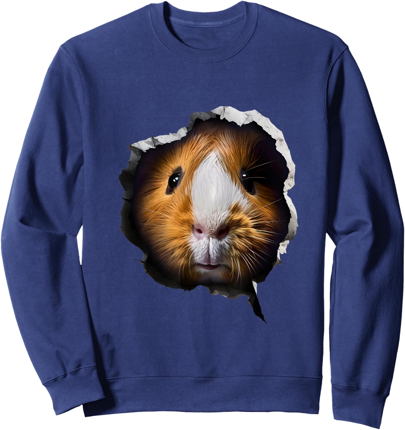 Guinea Pig Face Sweatshirt - Sweatshirt | Navy