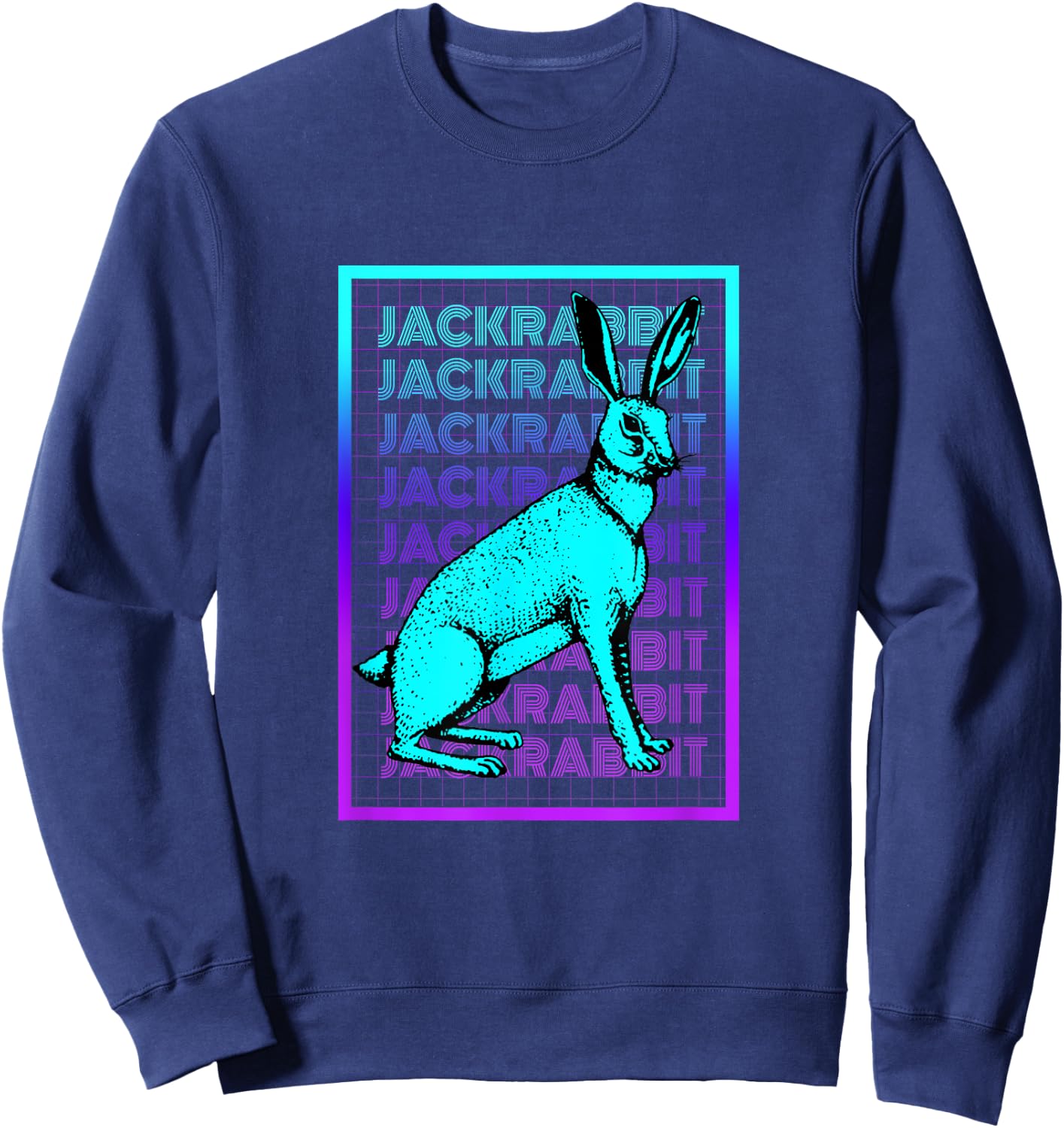 Jackrabbit Vintage Retro Jackrabbit Sweatshirt - Sweatshirt | Navy