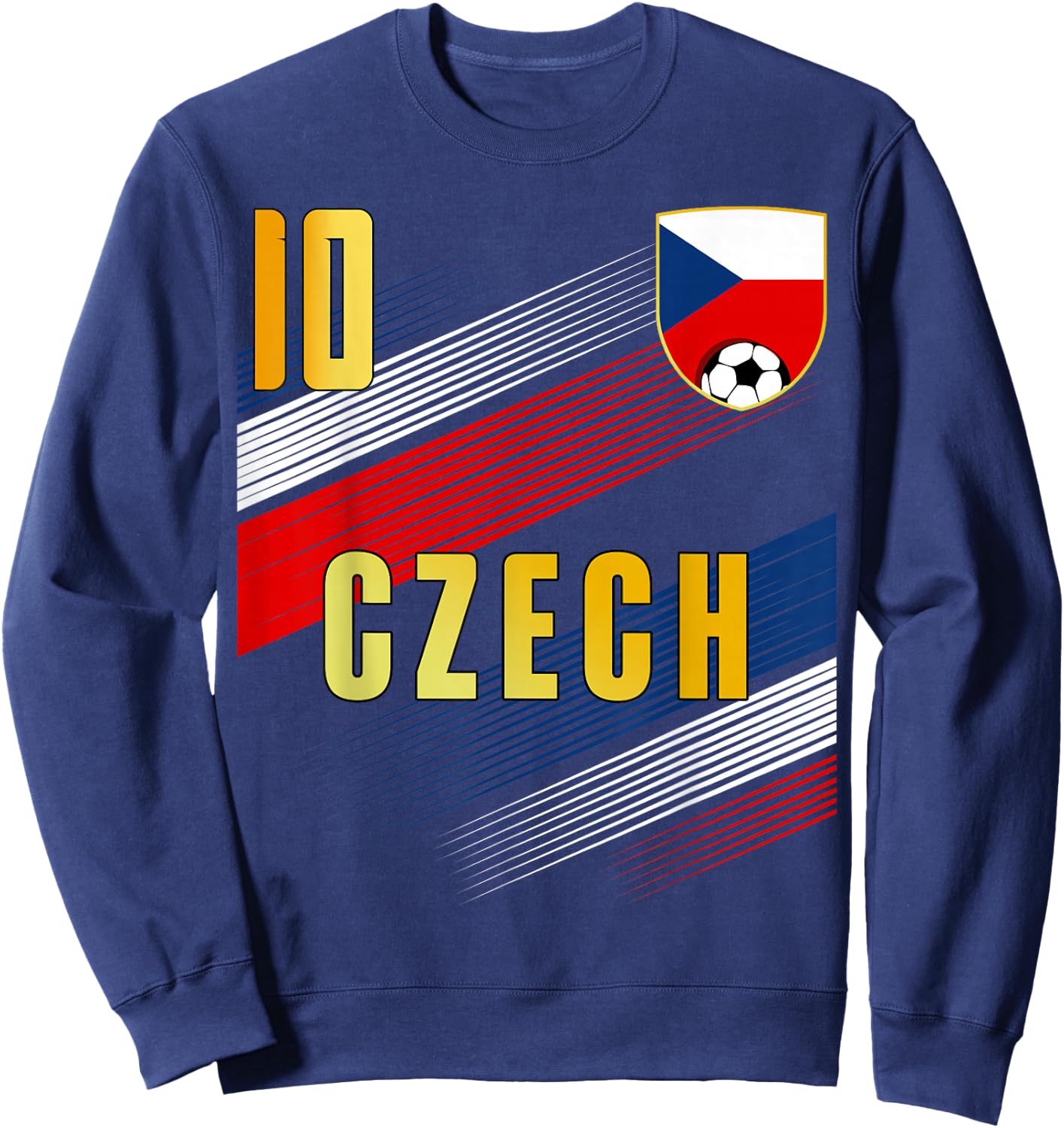 Czech Republic Flag Czechia Pride Lovers Sweatshirt - Sweatshirt | Navy