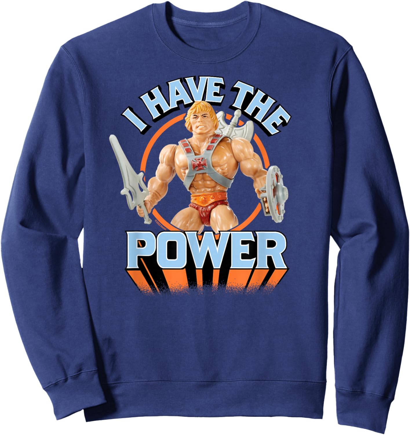 Masters Of The Universe - with German Text "Ich habe die, black Sweatshirt - Sweatshirt | Navy