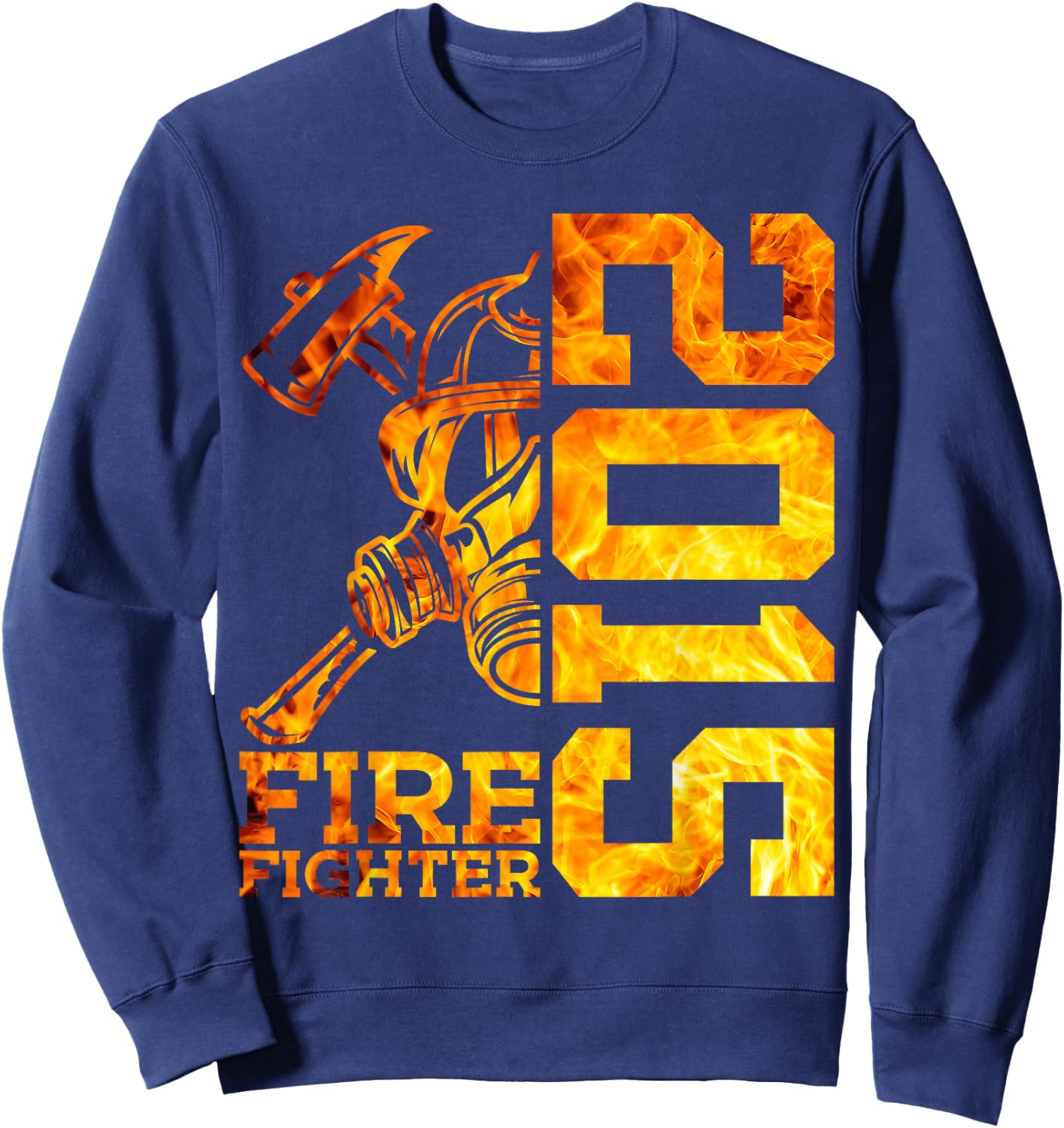 Fire Fighter 2015 11 Jahre Feuerwehr 11. Geburtstag Sweatshirt - Sweatshirt | Navy