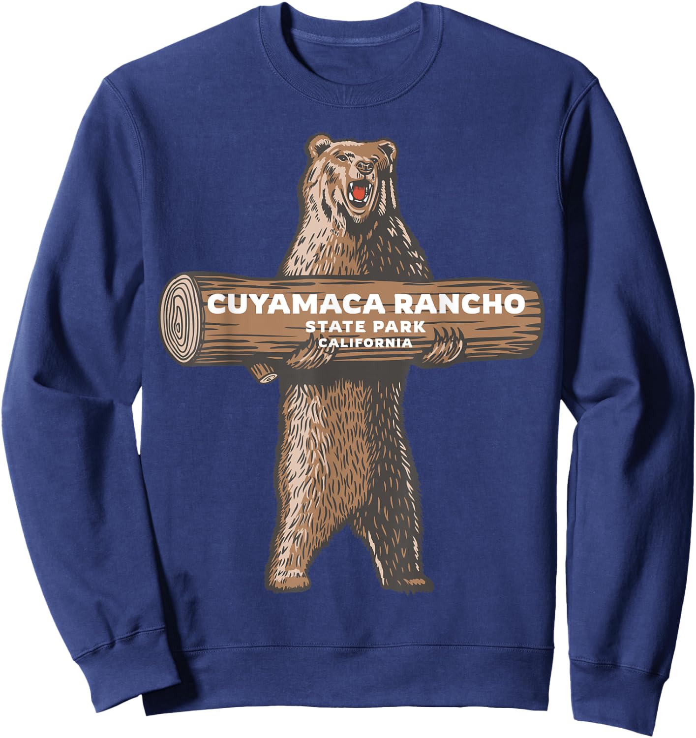 Cuyamaca Rancho State Park California CA Bear Souvenir Sweatshirt - Sweatshirt | Navy