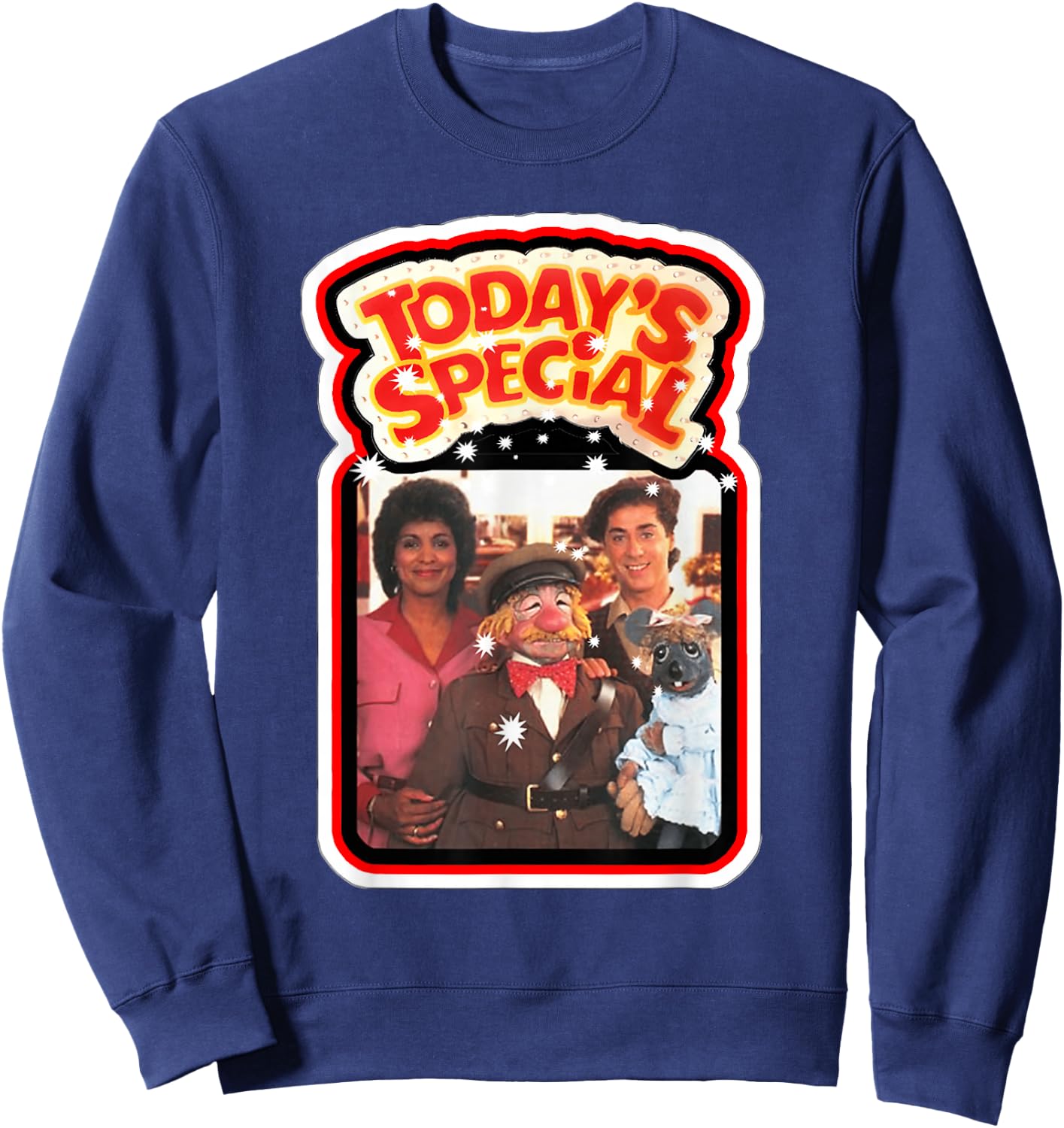 Today's Special Retro 80's Canadian Kids TV Sweatshirt - Sweatshirt | Navy