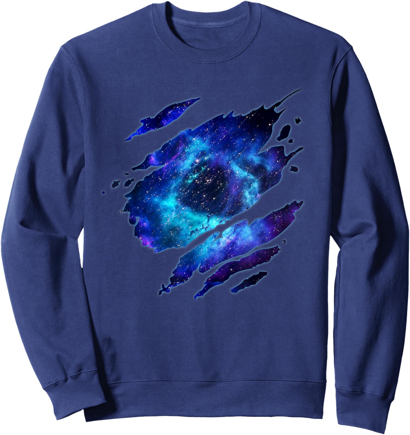 Black Hole Galaxy - Cool Space Galaxy Shirt Sweatshirt - Sweatshirt | Navy