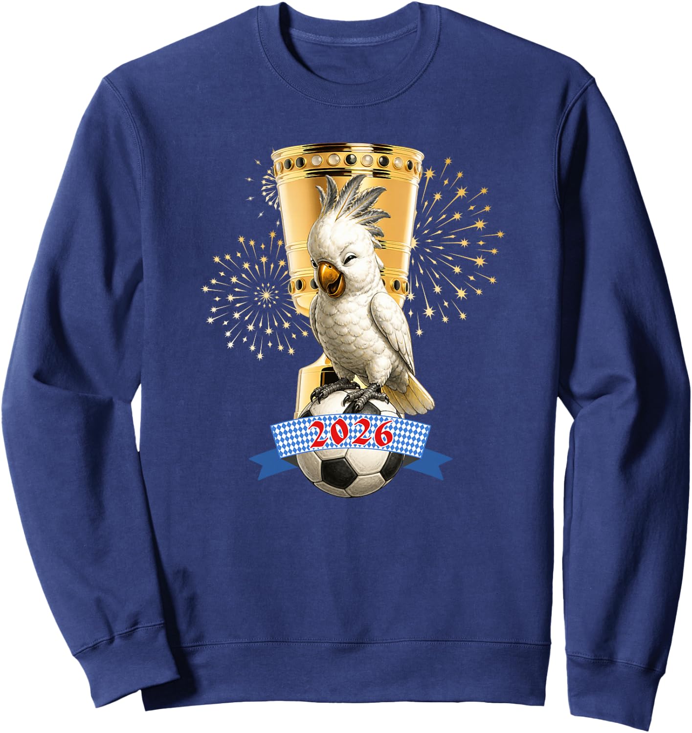 Kakadu für Fans von süßen Maskottchen Premium Sweatshirt - Sweatshirt | Navy