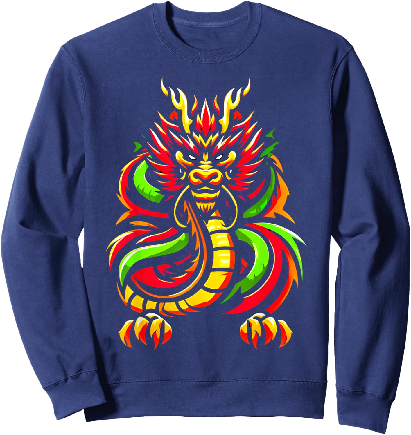 Dragon’s Fury – Light It Up Sweatshirt - Sweatshirt | Navy