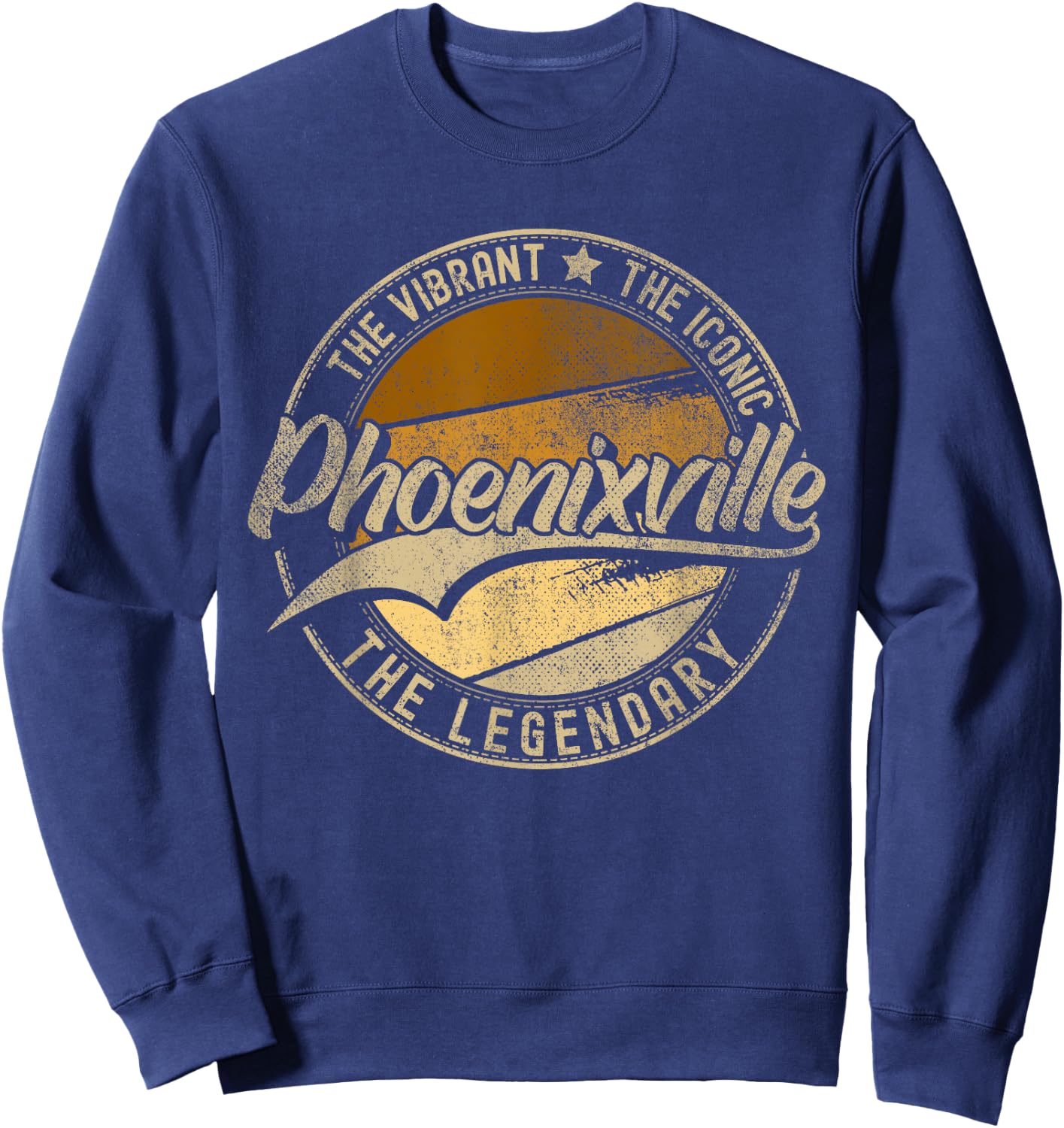 Phoenixville PA | Pennsylvania | Vintage Distressed Sweatshirt - Sweatshirt | Navy