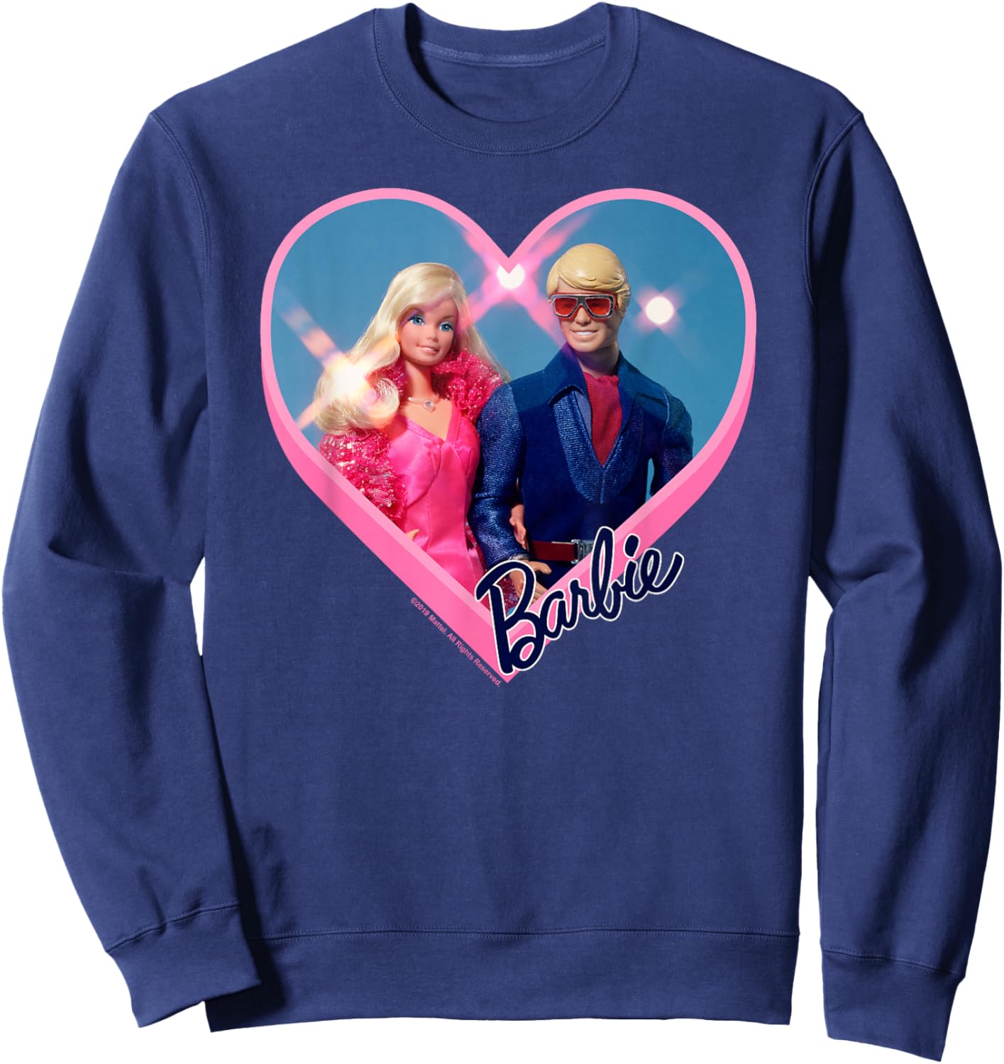 Barbie - Ken Heart Sweatshirt - Sweatshirt | Navy