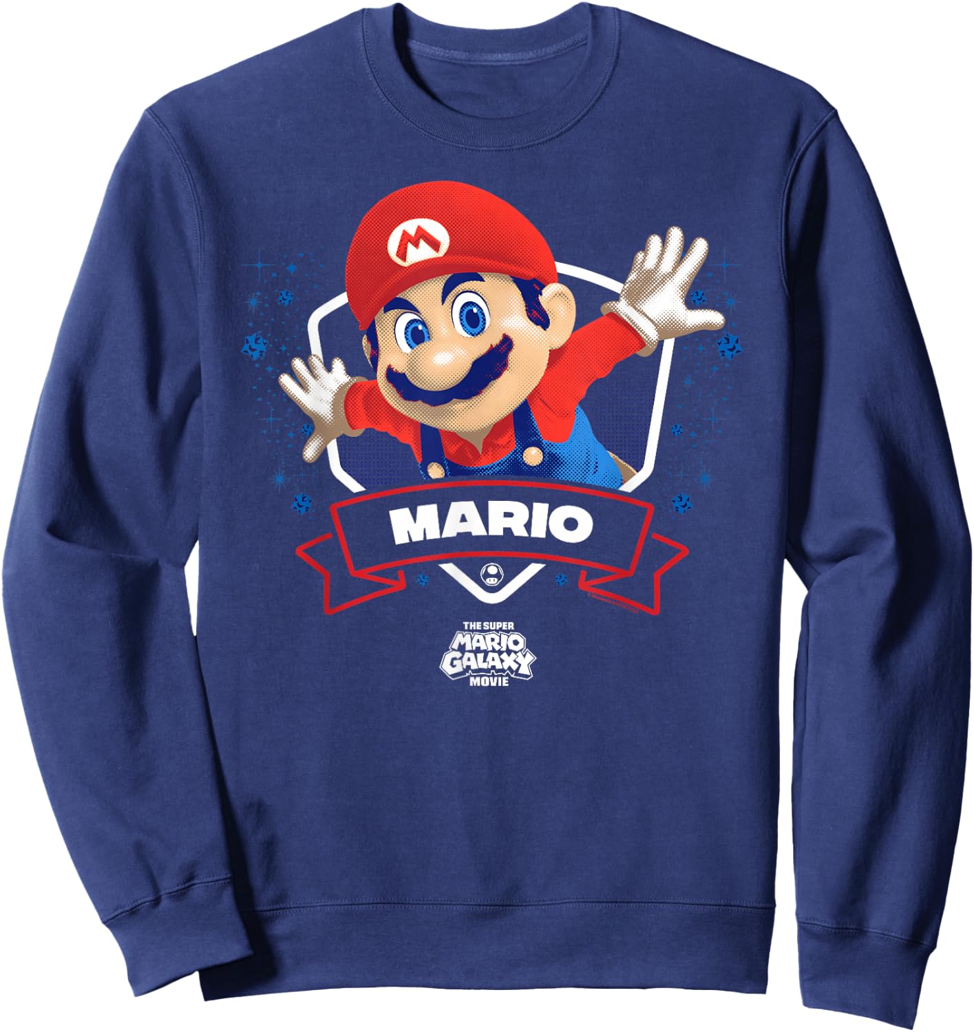 The Super Mario Galaxy Movie Mario Champion Sweatshirt - Sweatshirt | Navy