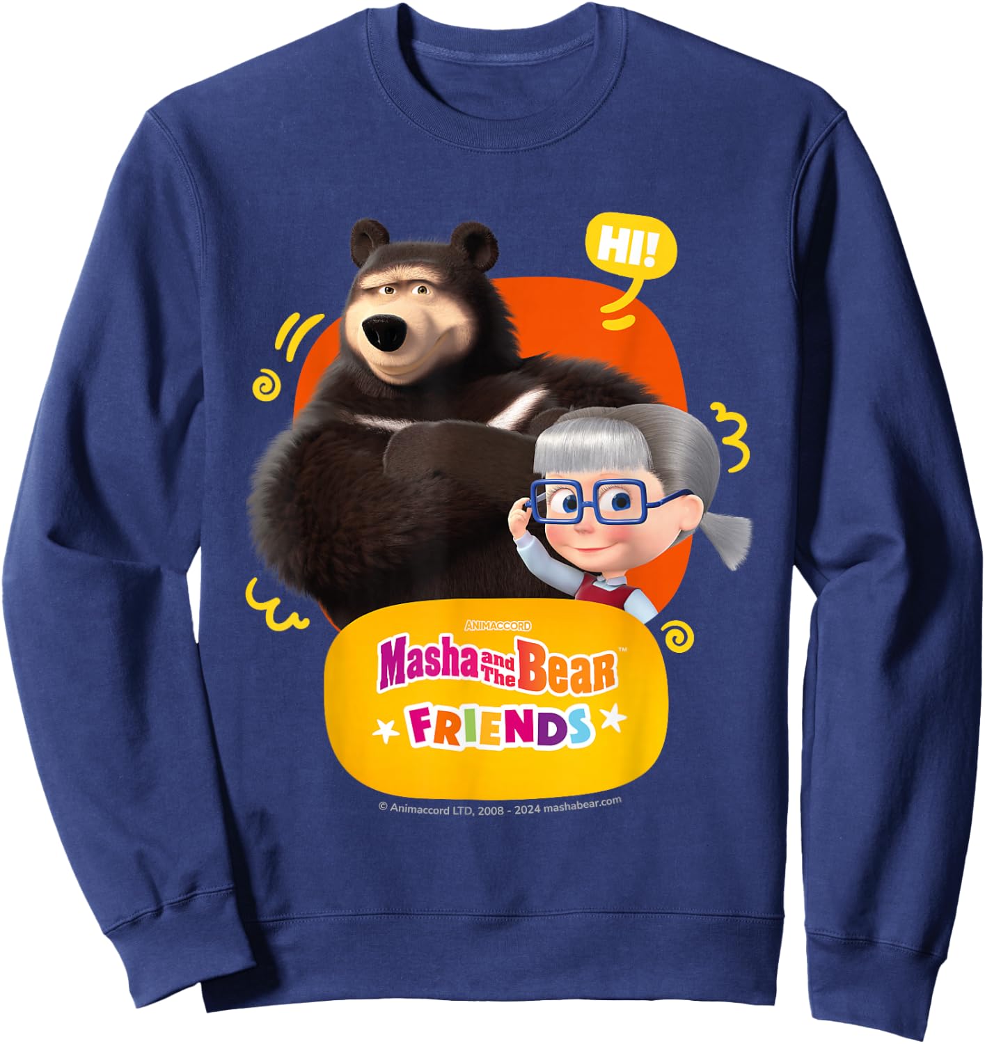 Friends. Hello there! Sweatshirt - Sweatshirt | Navy