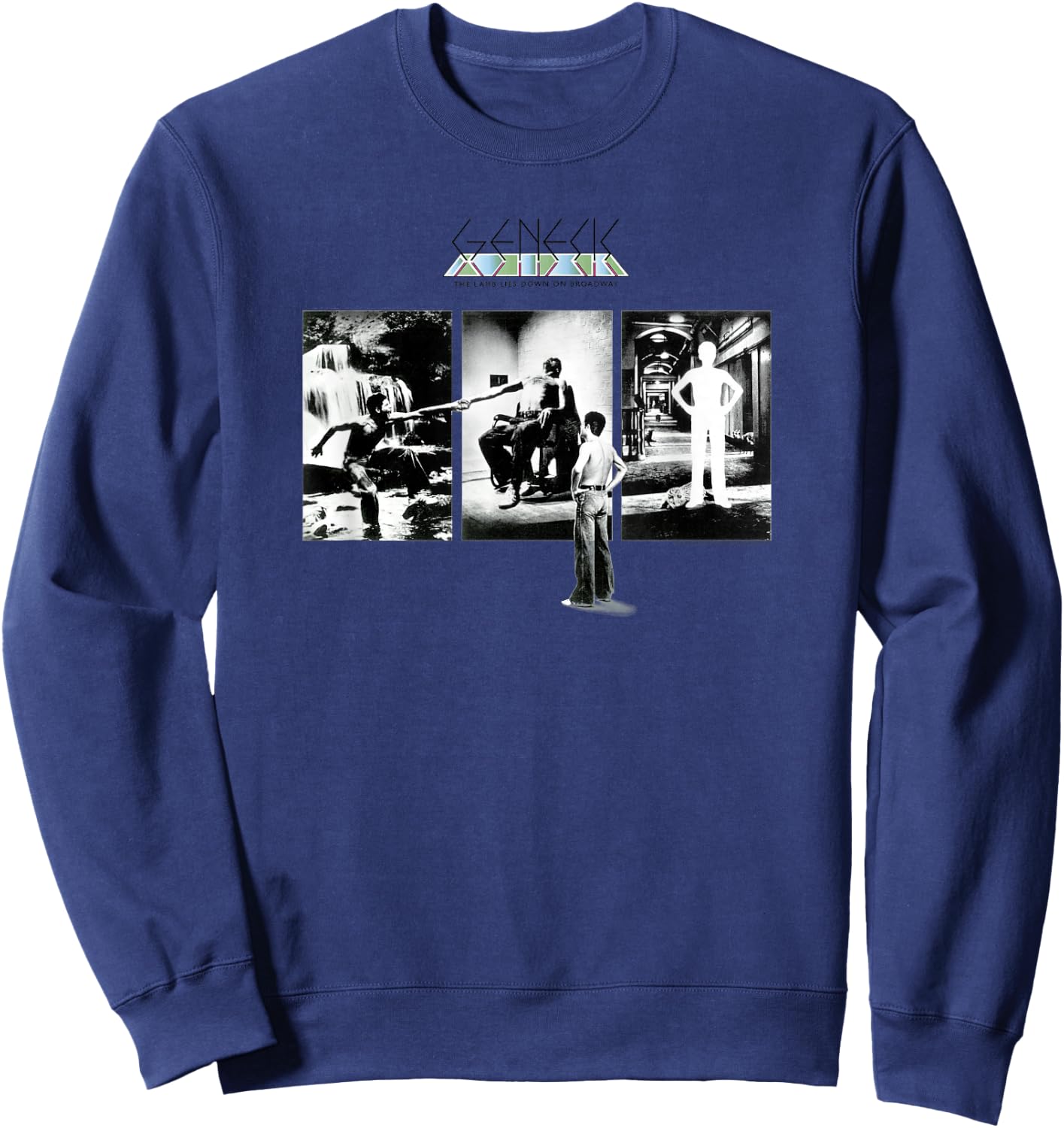 Genesis Das Lamm liegt am Broadway Sweatshirt - Sweatshirt | Navy