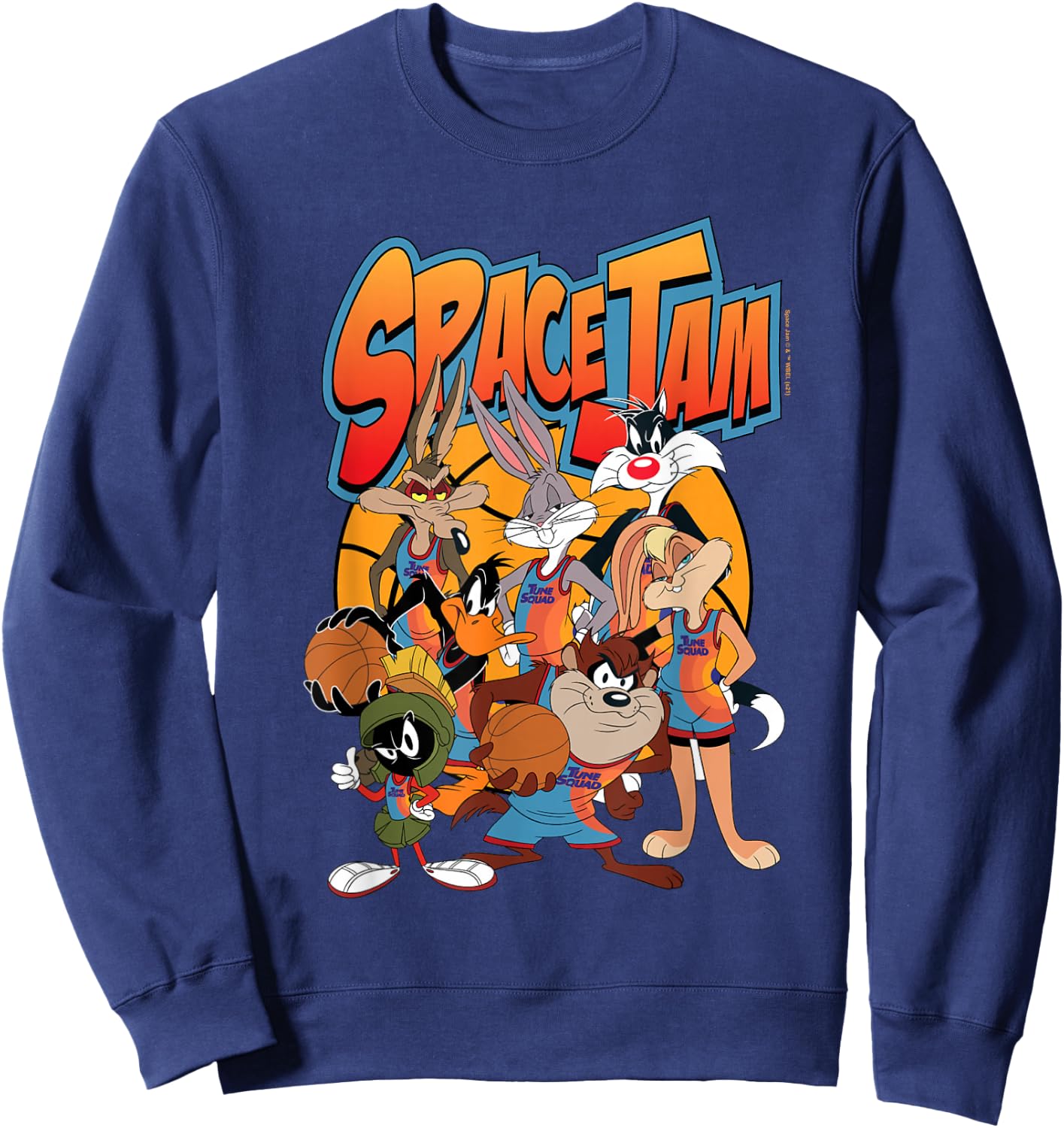 Space Jam Characters Sweatshirt - Sweatshirt | Navy