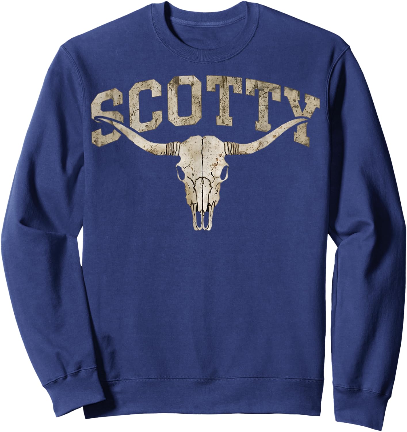 Vintage Classic Scotty Name Gift Women Sweatshirt - Sweatshirt | Navy