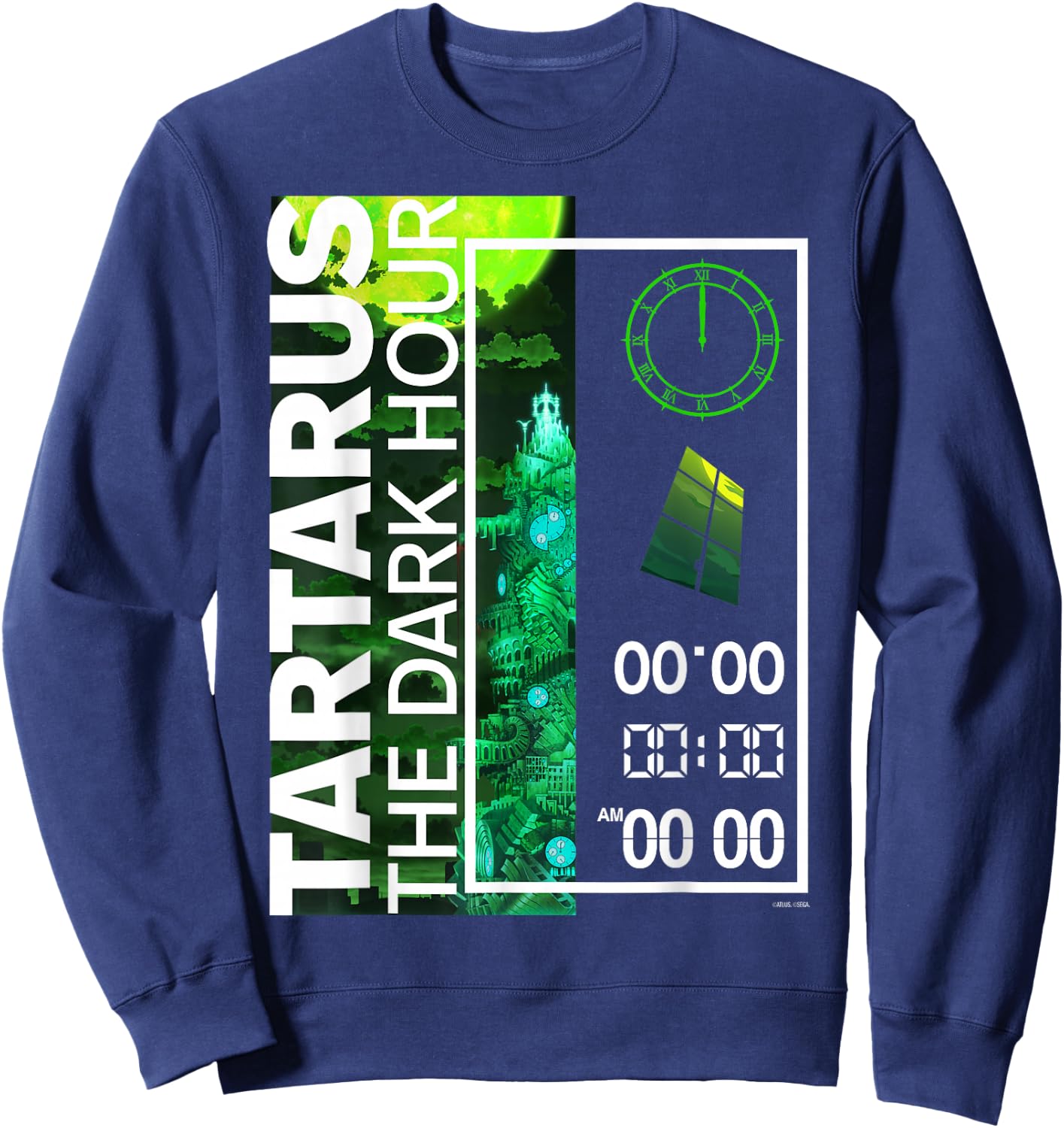 ATLUS Persona 3 Reload: Tartarus Dark Hour Sweatshirt - Sweatshirt | Navy