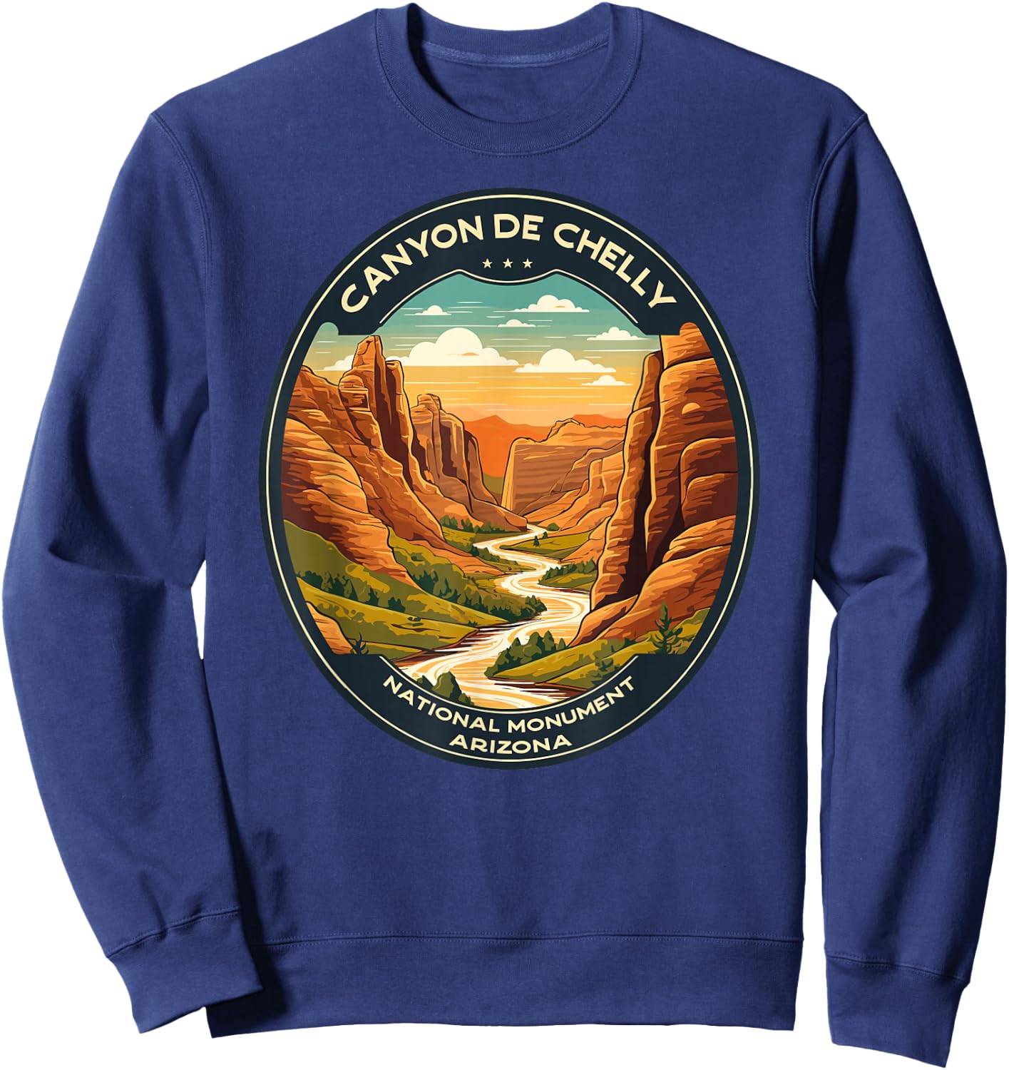 Canyon de Chelly National Monument Arizona Sweatshirt - Sweatshirt | Navy