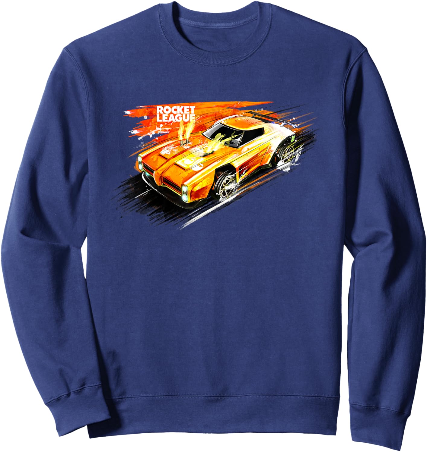 Kids Rocket League Dominus Fire Kids , Blue, 2 Sweatshirt - Sweatshirt | Navy