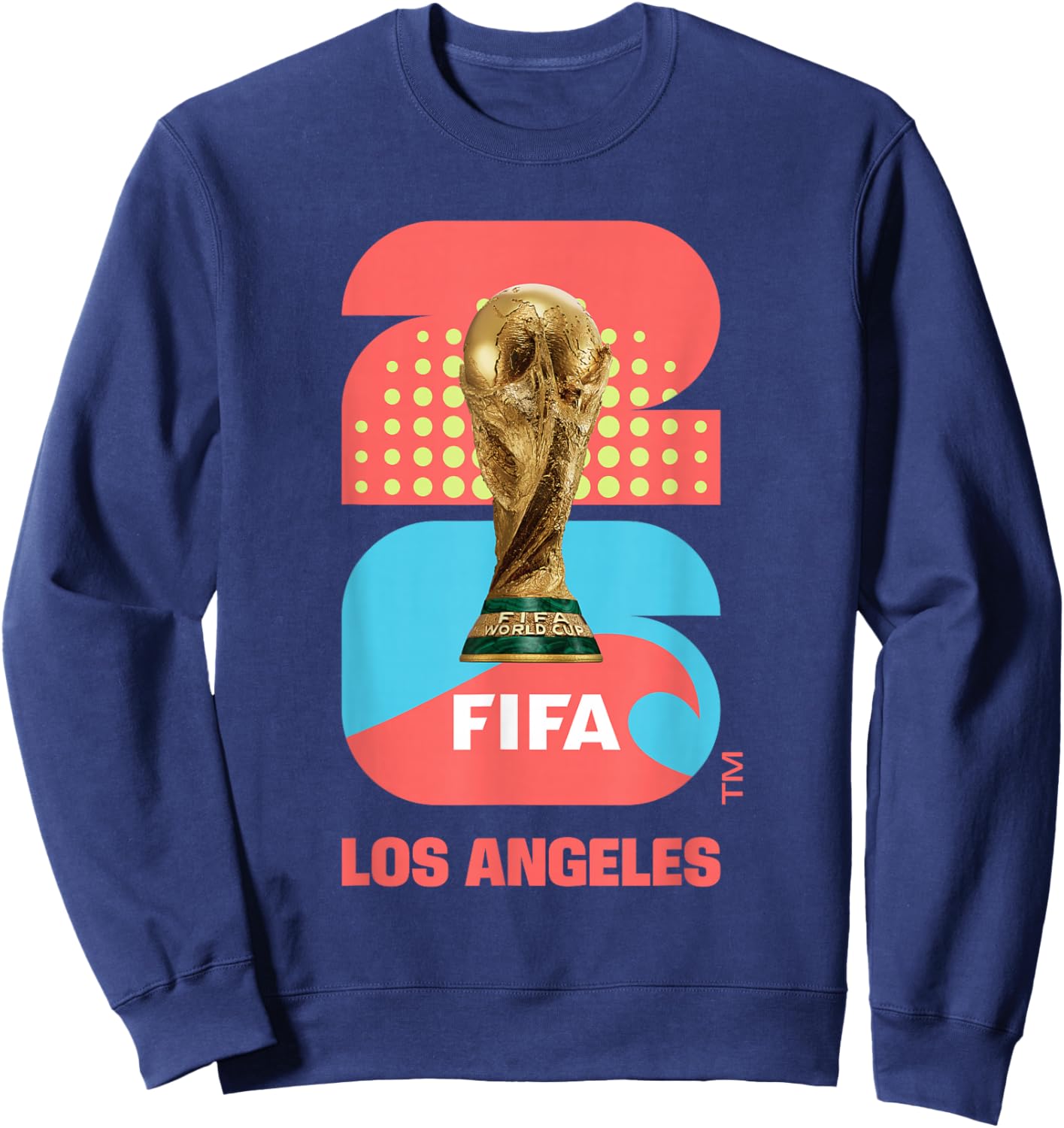 FIFA World CUP26 Los Angeles Trophée Couleur Sweatshirt - Sweatshirt | Navy