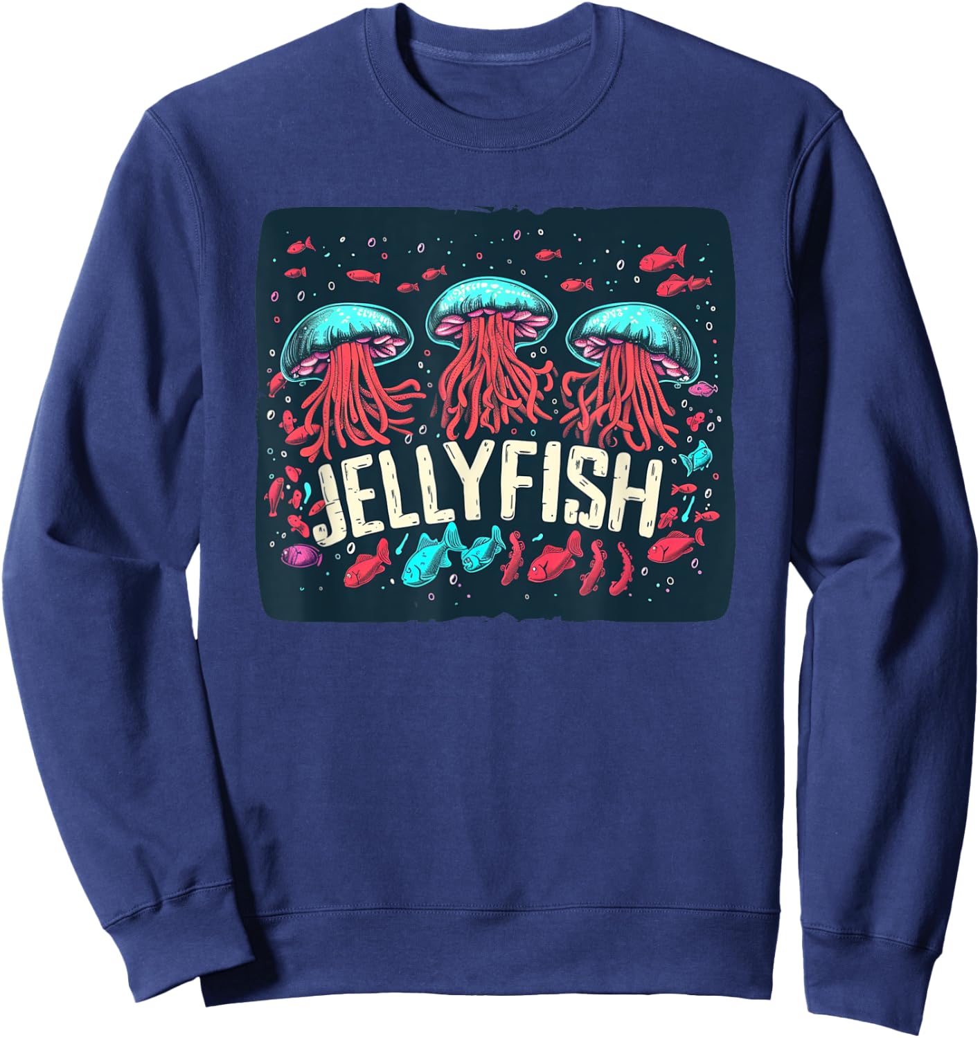 Pretty colorful Jellyfish Costume for Boys and Girls Sweatshirt - Sweatshirt | Navy