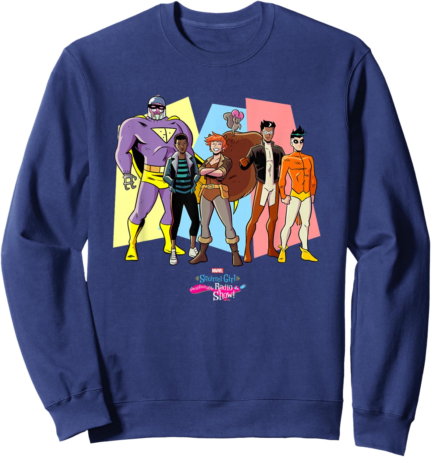 Marvel Squirrel Girl the Unbeatable Radio Show Sweatshirt - Sweatshirt | Navy