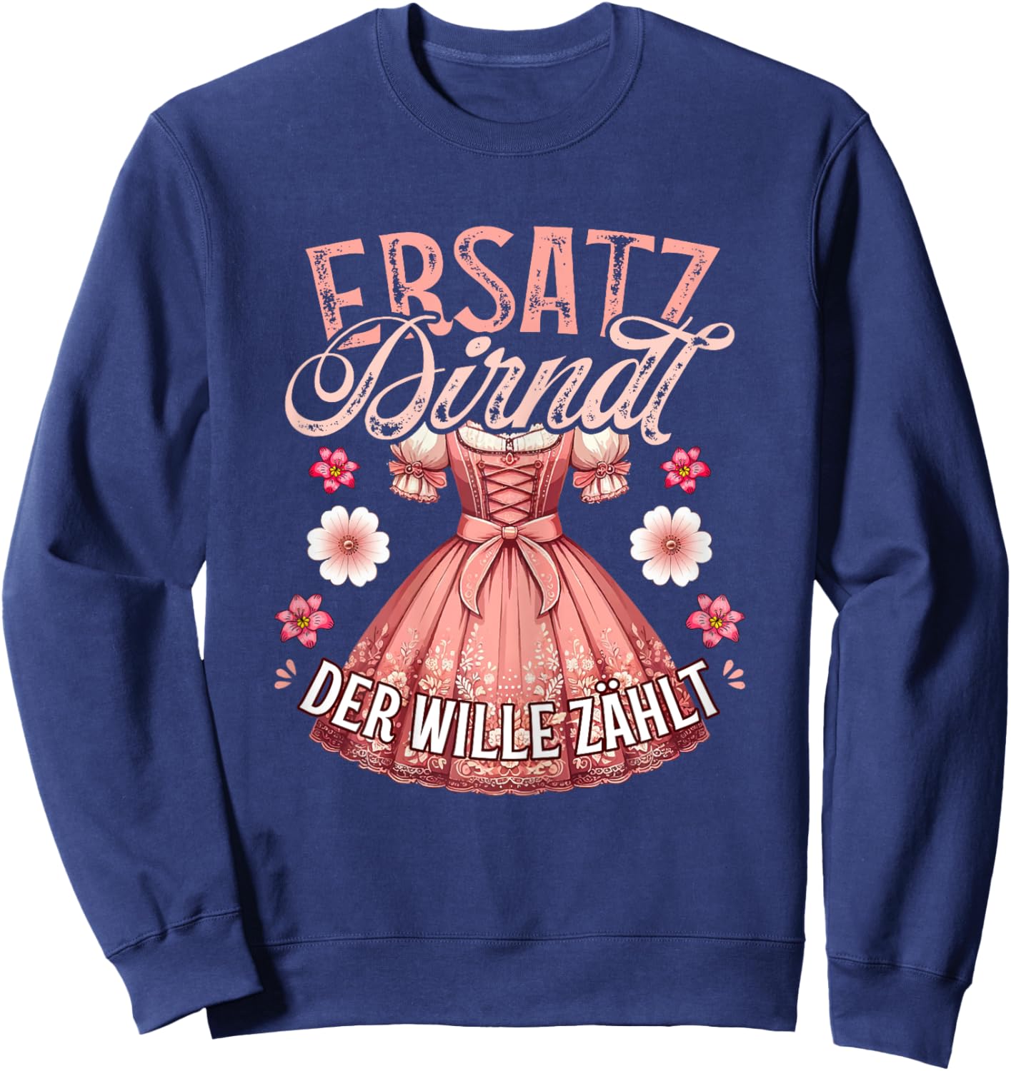 Costume Shirt Women's Costume Costume Replacement Dirndl , black Sweatshirt - Sweatshirt | Navy