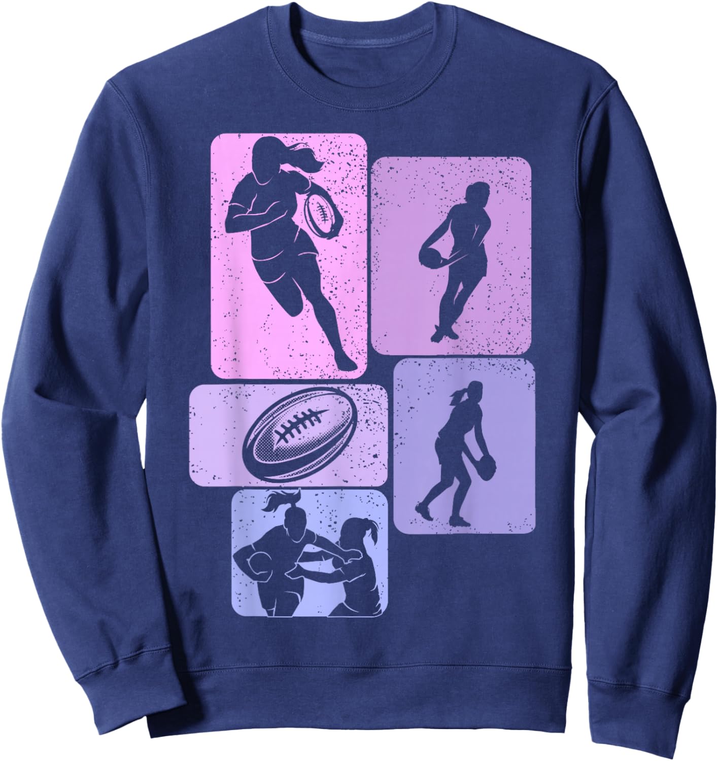 Rugby Girl Women's , Black, S Sweatshirt - Sweatshirt | Navy