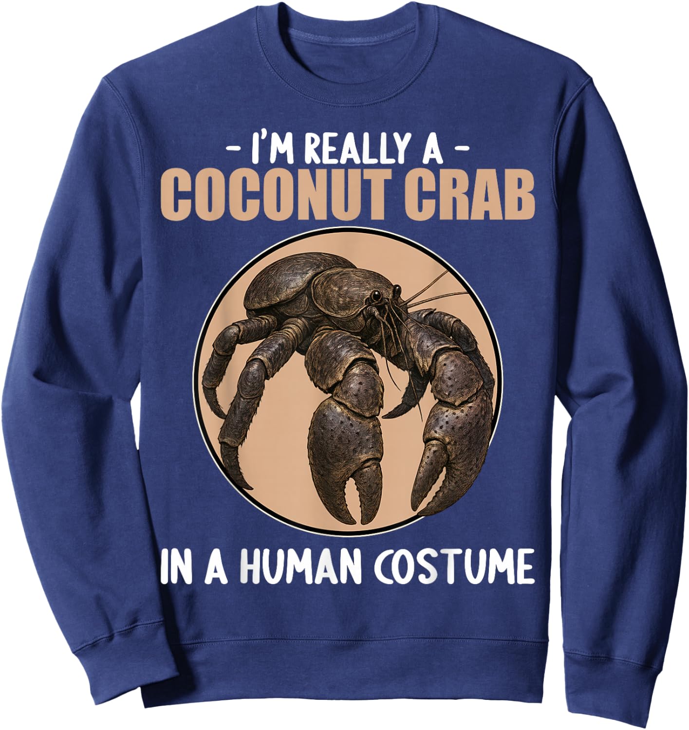 Coconut Crabs Coconut Crab Sweatshirt - Sweatshirt | Navy
