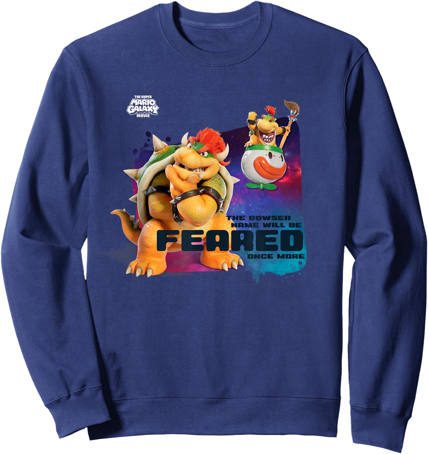 The Super Mario Galaxy Movie Bowser Feared Sweatshirt - Sweatshirt | Navy