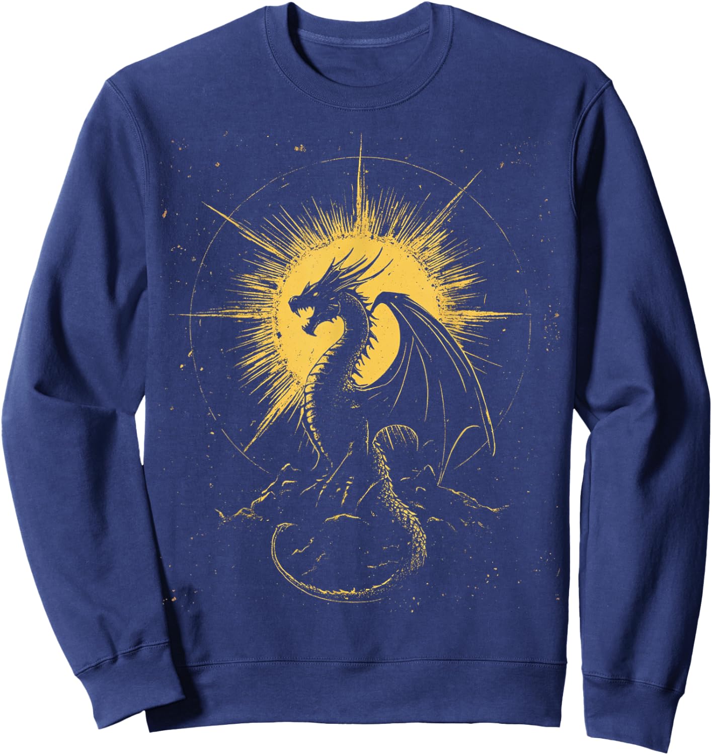 Vintage Dragon Sweatshirt - Sweatshirt | Navy