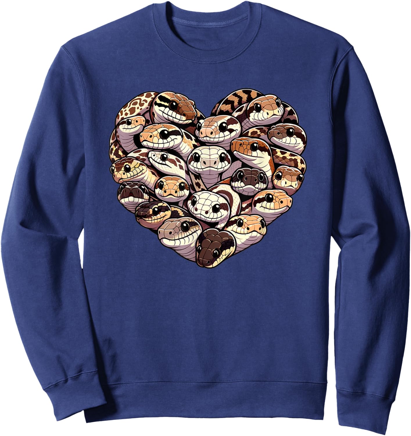 Hognose Snake Lover Puff Adder Snakes Sweatshirt - Sweatshirt | Navy