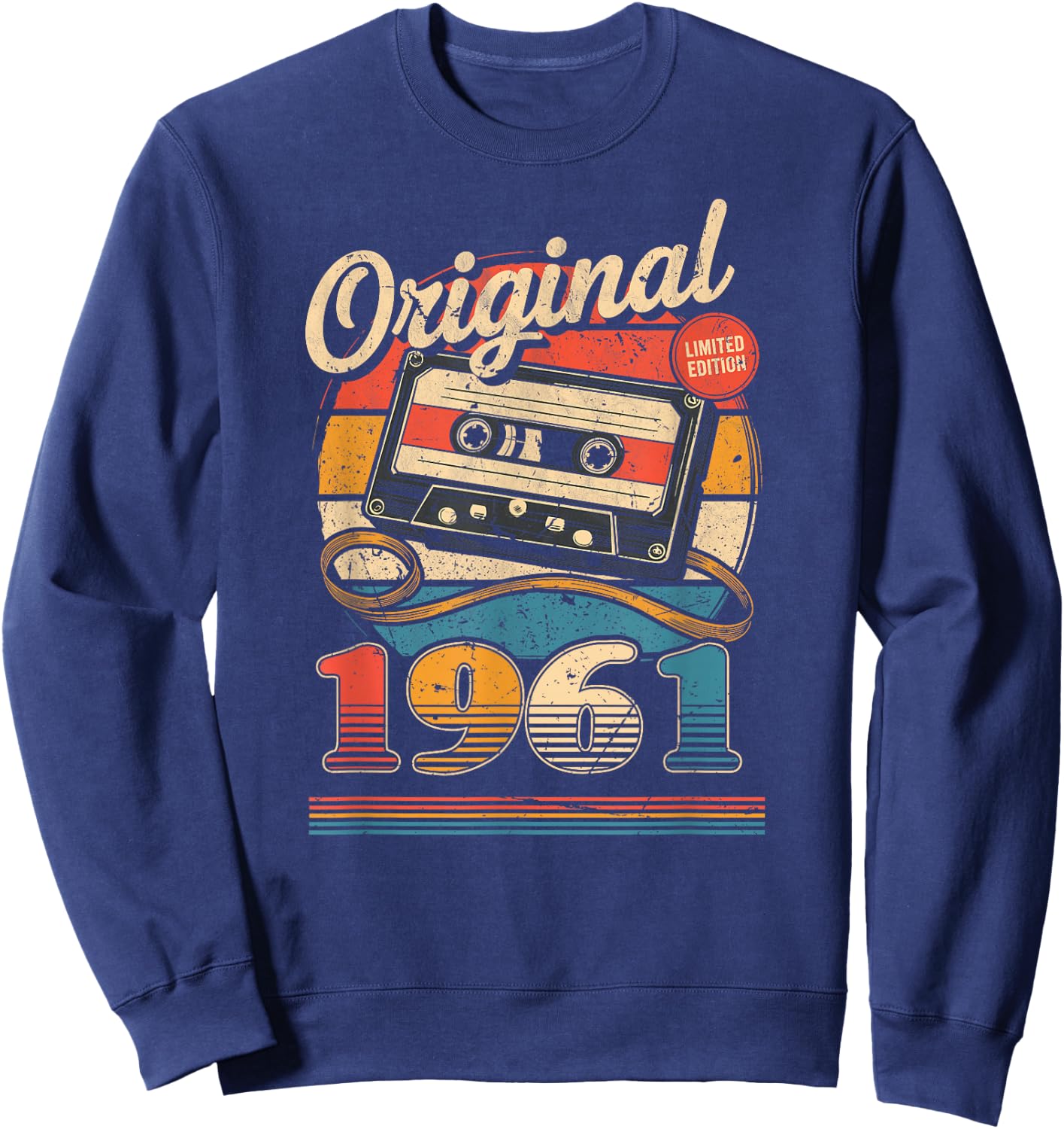 Original 1961 Vintage Birthday 64 Years Women Sweatshirt - Sweatshirt | Navy