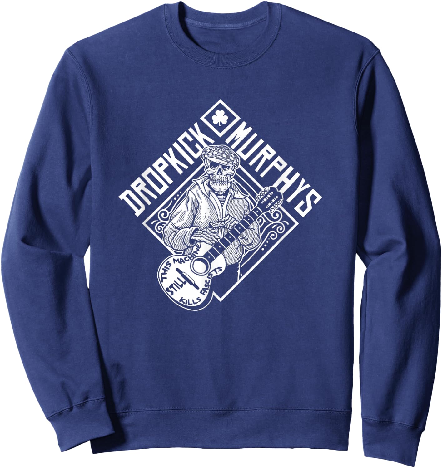 Dropkick Murphys Official Merchandise - Cousin Skelly , black Sweatshirt - Sweatshirt | Navy