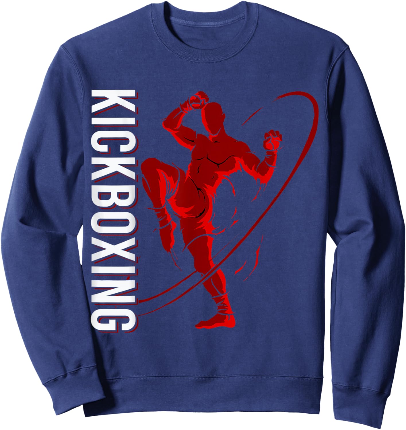 Kickboxer Martial Arts Kickboxing , black Sweatshirt - Sweatshirt | Navy