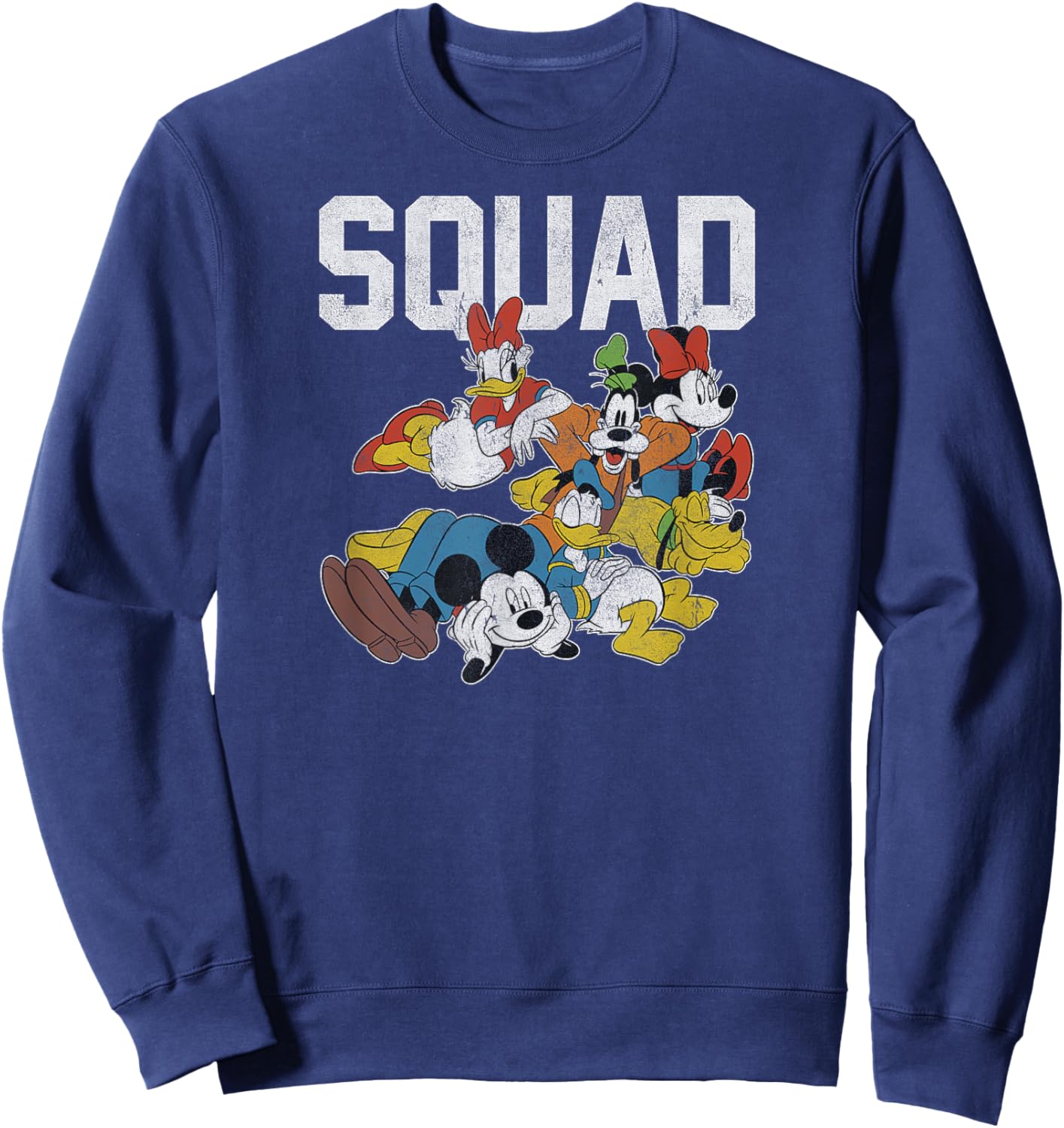 Disney - Mickey Mouse and Friends Squad Sweatshirt - Sweatshirt | Navy