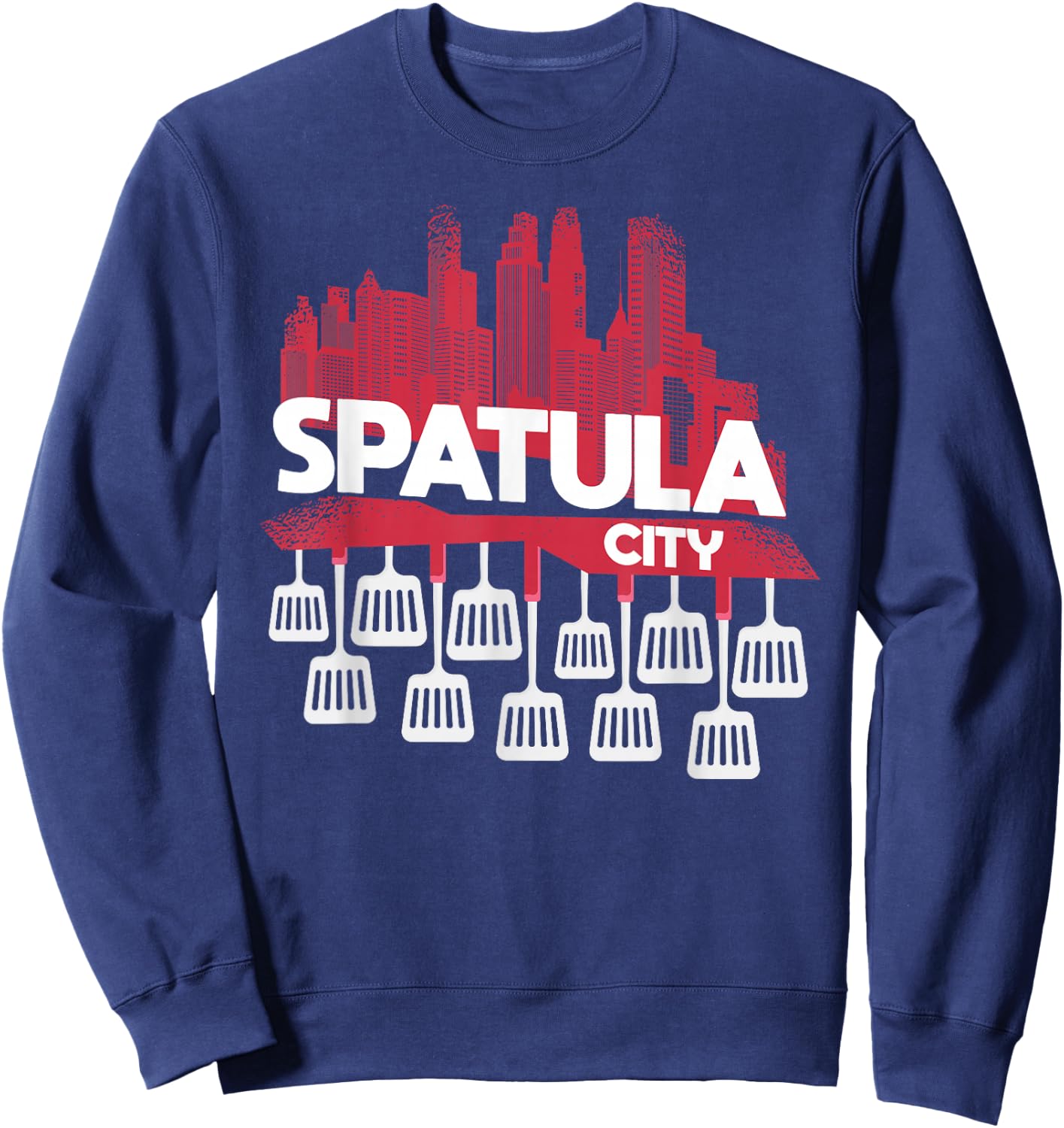 Spatula City Sweatshirt - Sweatshirt | Navy