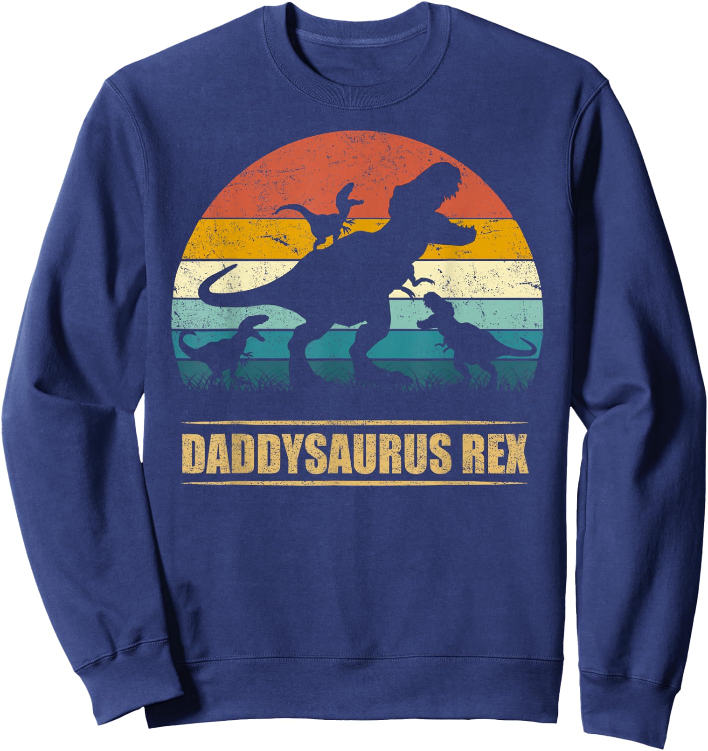 Daddysaurus Rex 3 kids Sweatshirt - Sweatshirt | Navy
