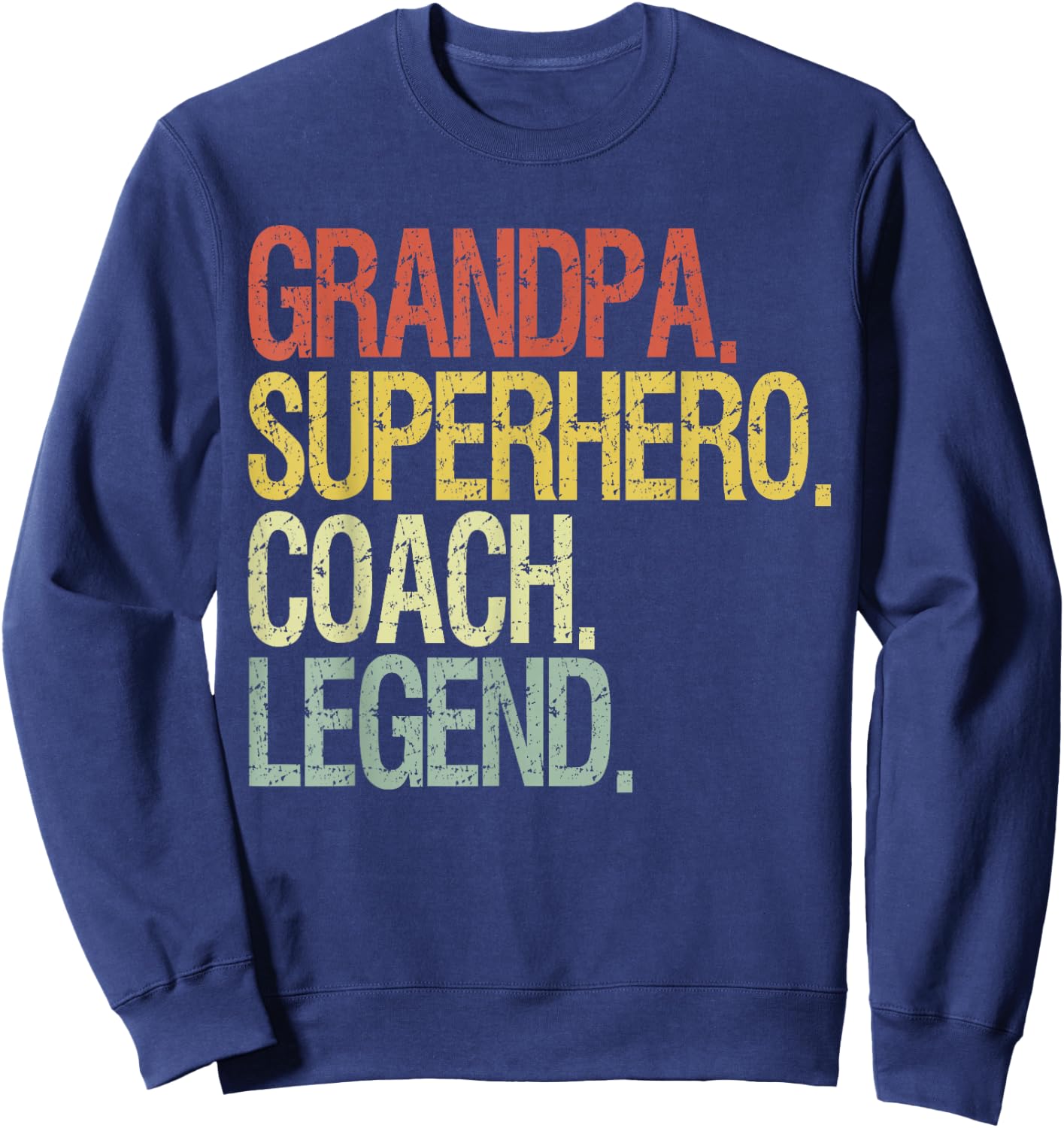 Grandpa coach Sweatshirt - Sweatshirt | Navy