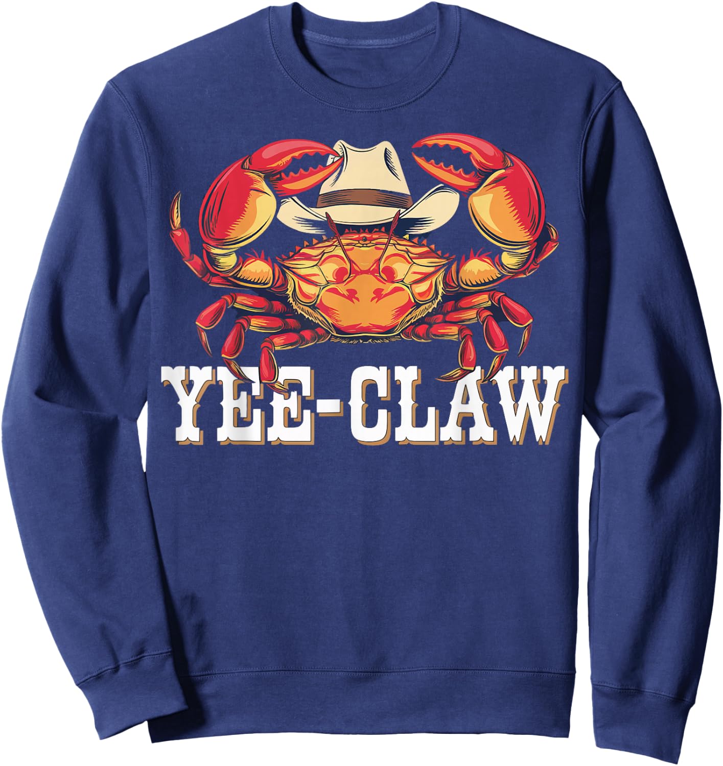Yee-claw Crab Sweatshirt - Sweatshirt | Navy