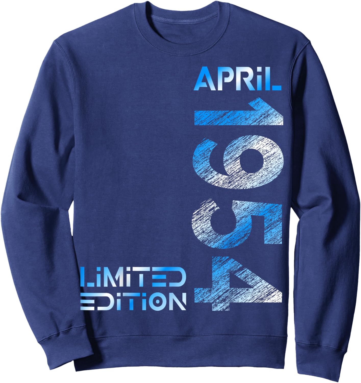 Limited Edition April 1954 Mann Frau 72. Geburtstag Sweatshirt - Sweatshirt | Navy