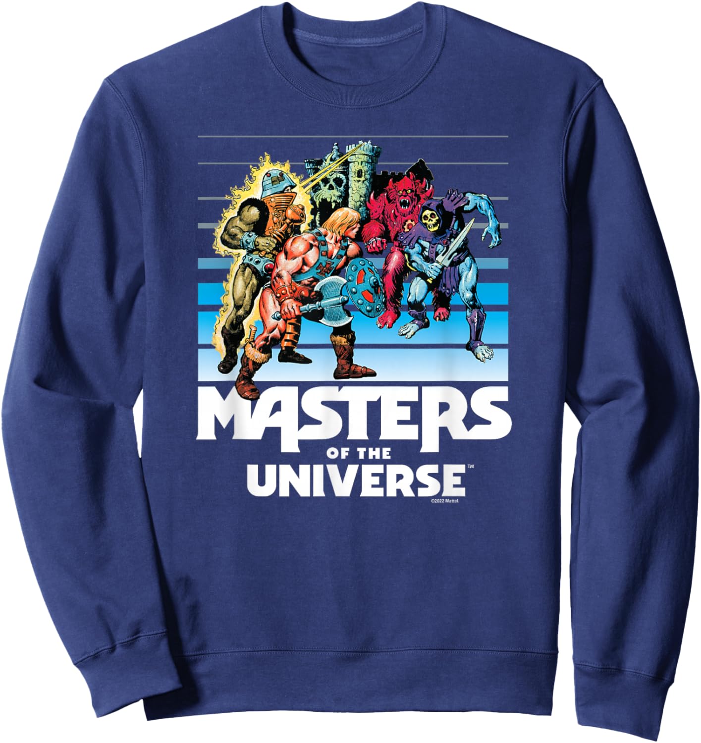 The Masters of the Universe Fade Sweatshirt - Sweatshirt | Navy