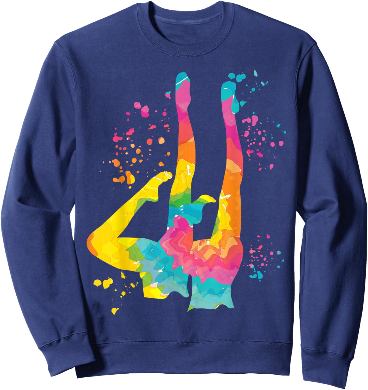 Colorsplash Team Artistic Swim , Black, S Sweatshirt - Sweatshirt | Navy