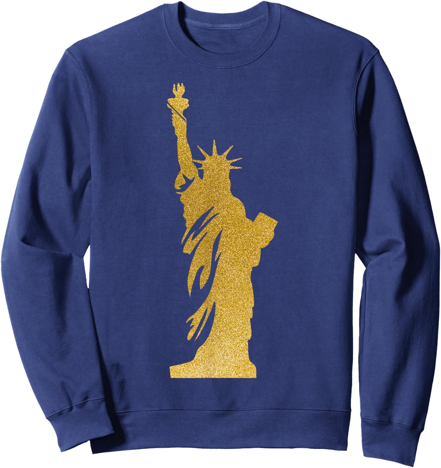 Freiheitsstatue T Shirts New York Merch Die Freiheitsstatue Souvenir New York für Männer, Frauen und Kinder, Schwarz, S Sweatshirt - Sweatshirt | Navy