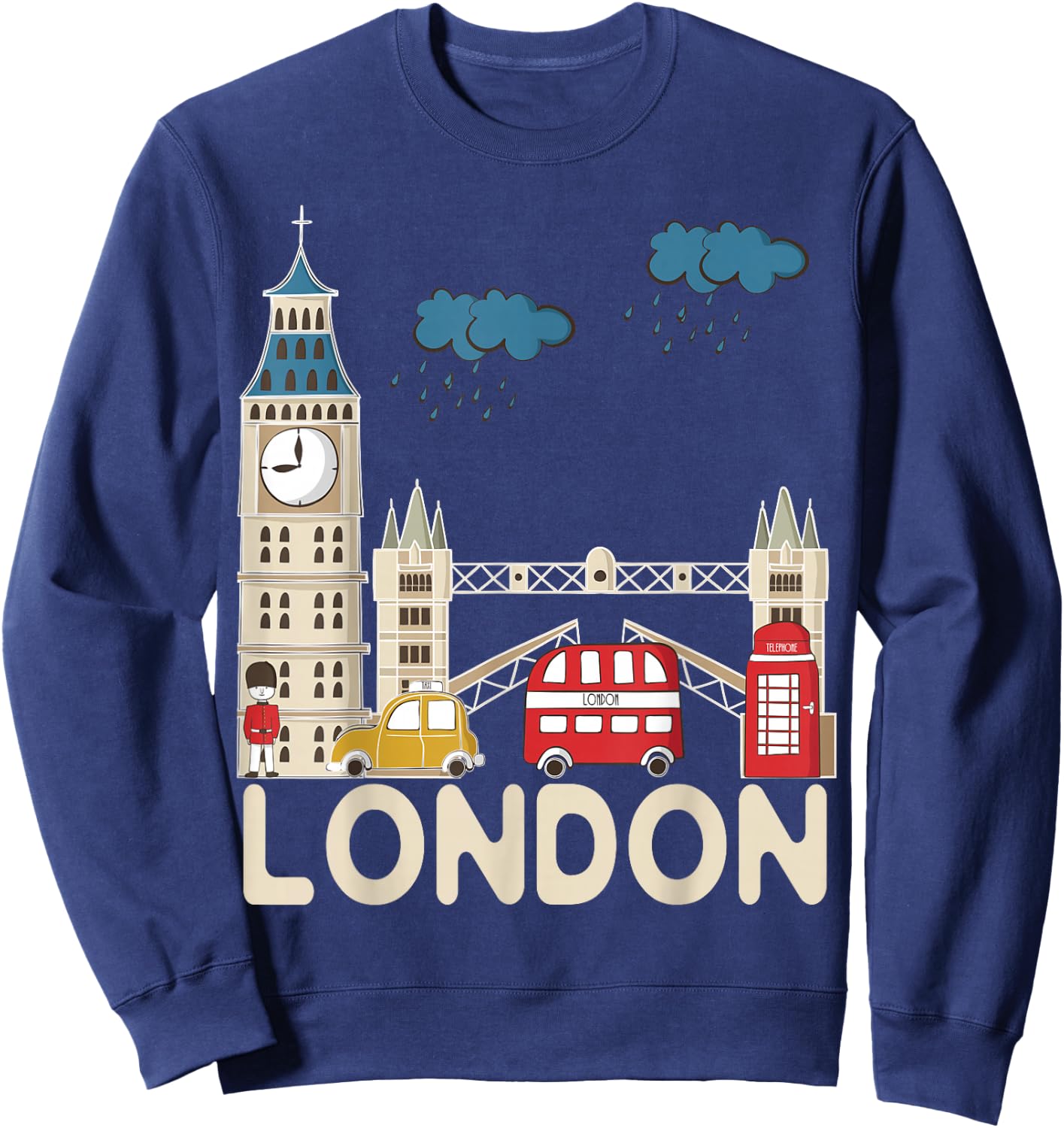 London Souvenir Sweatshirt - Sweatshirt | Navy